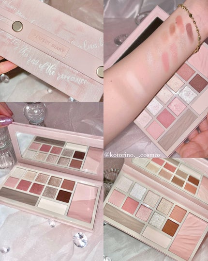 デザイナーアイズ&チークパレット/PERFECT DIARY/アイシャドウを使ったクチコミ(8枚目)