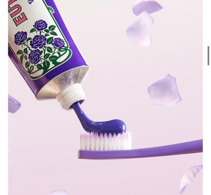 ホワイトパープル歯みがき ピーチフローラルミントの香り/EUTHYMOL/歯磨き粉を使ったクチコミ(3枚目)
