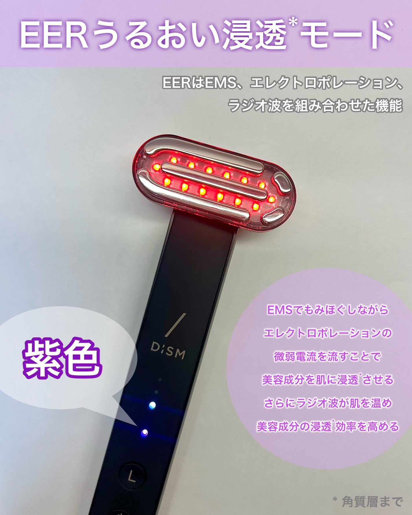 ディズム EMS EER メディスキンケアデバイス/DISM/美顔器・マッサージを使ったクチコミ(4枚目)