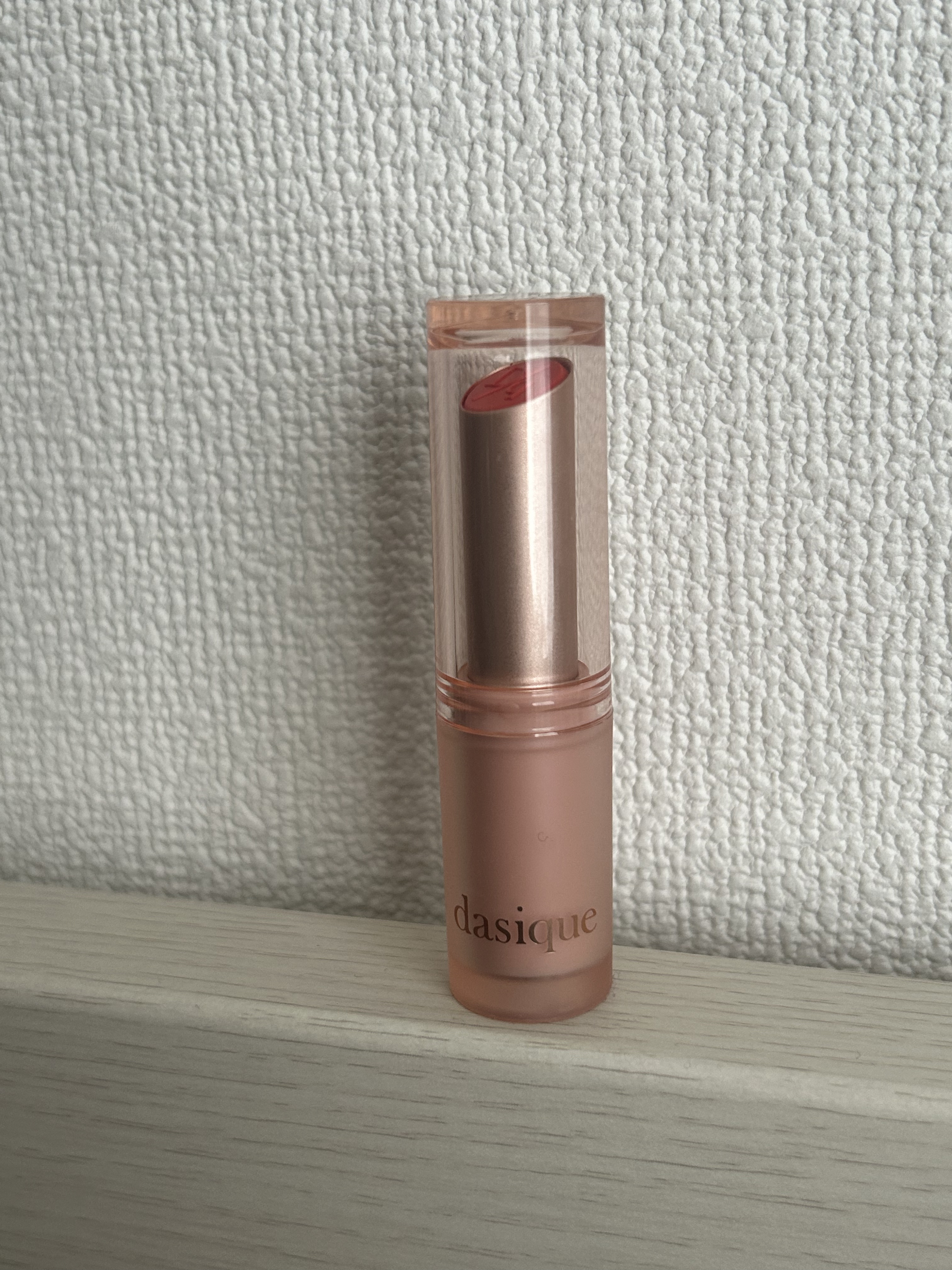ムードグロウリップスティック 06 メロウコーラル/dasique/口紅を使ったクチコミ（1枚目）