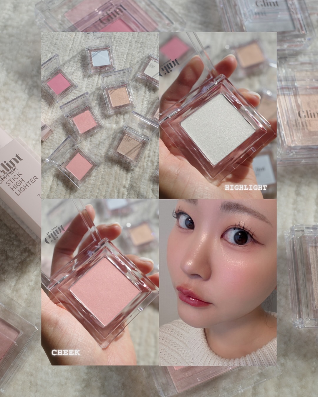 ハイライター/Glint/パウダーハイライトを使ったクチコミ（1枚目）