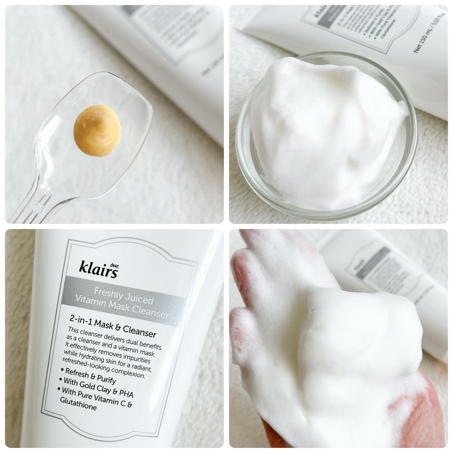 フレッシュリージュースドビタミンEマスク(90g)/Klairs/フェイスクリームを使ったクチコミ（3枚目）