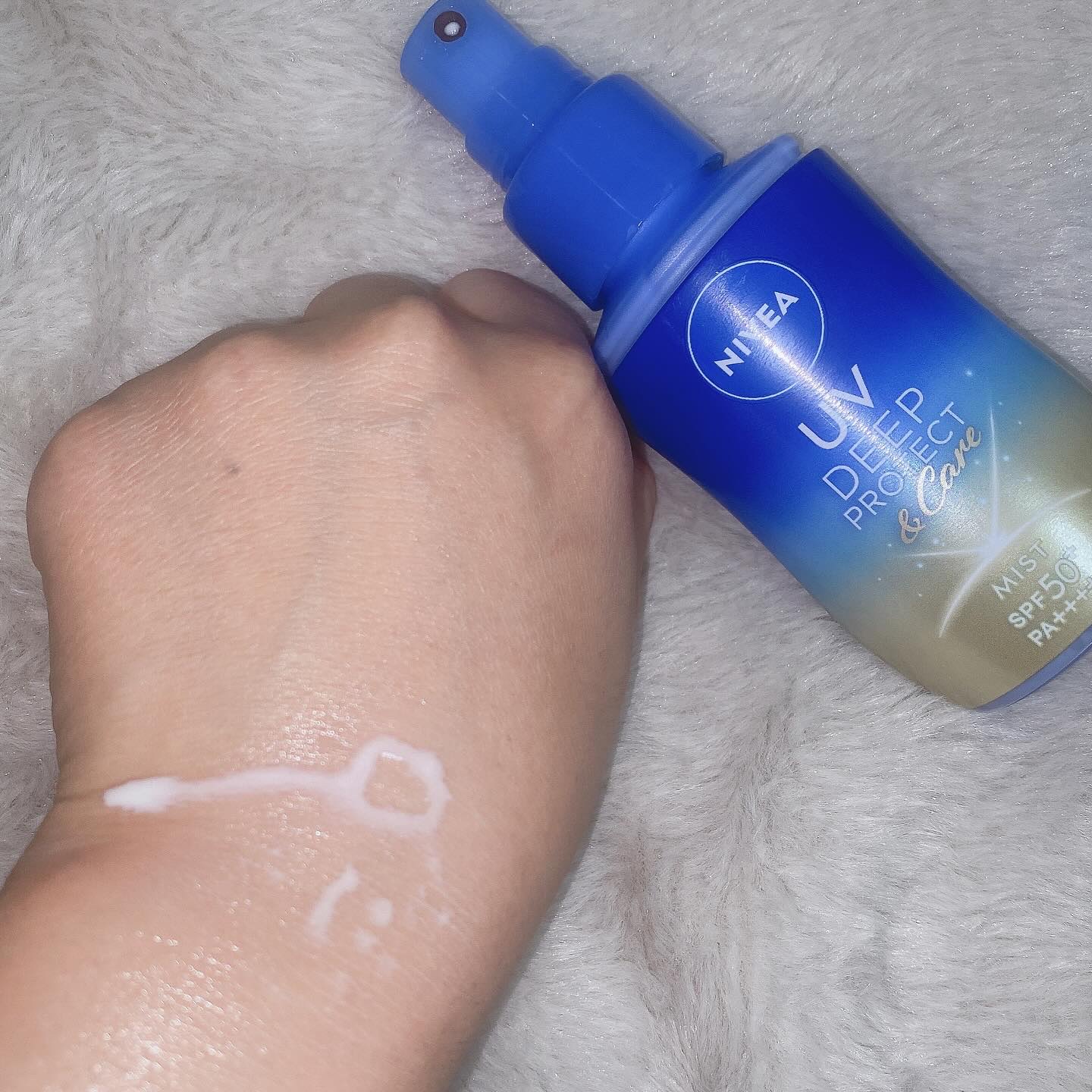 ニベアUV ディーププロテクト＆ケア ミルクミスト/ニベア/日焼け止めミスト・スプレーを使ったクチコミ（2枚目）