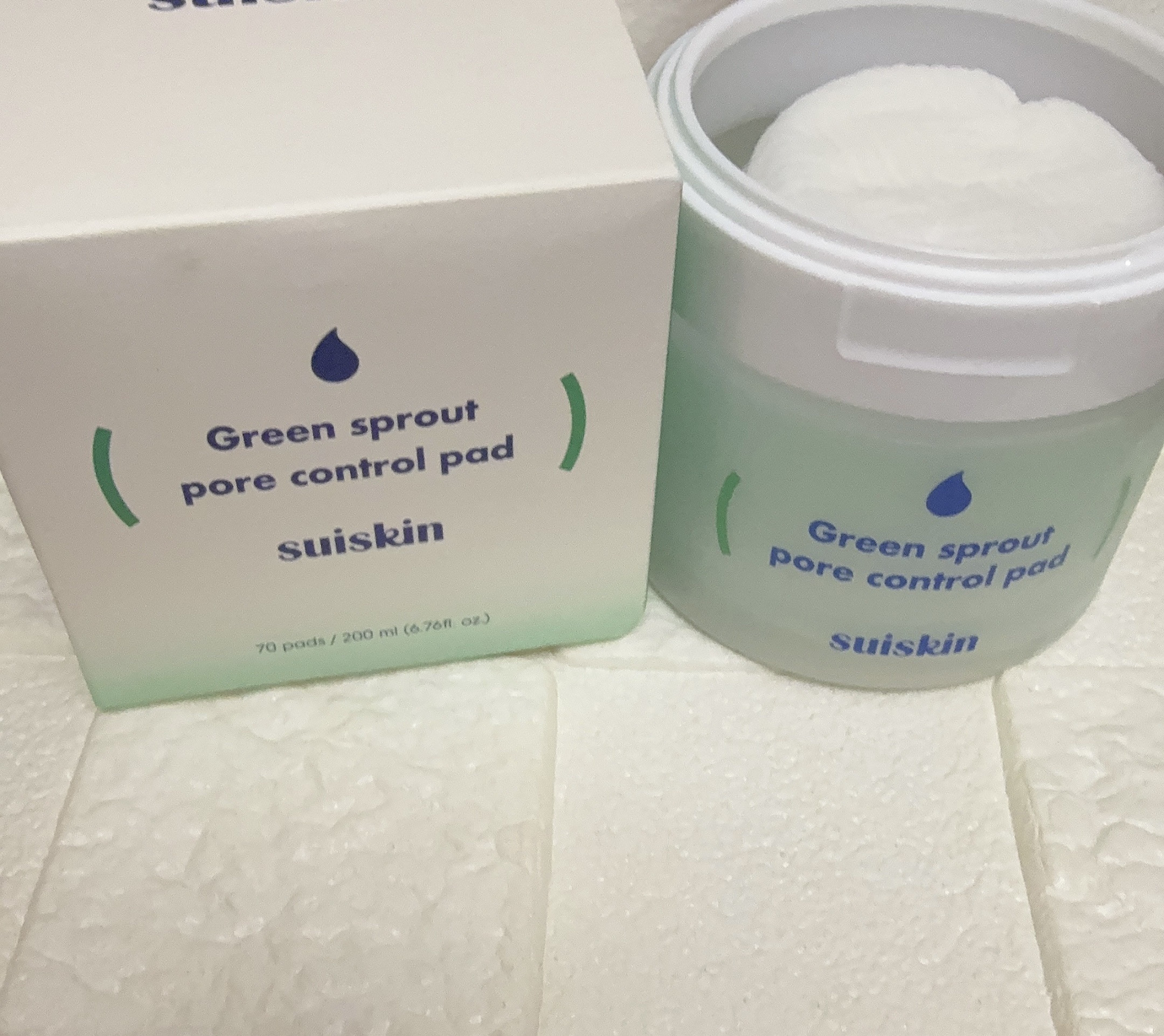 若芽ポアコントロール部分パック/suiskin/トナーパッドを使ったクチコミ（2枚目）