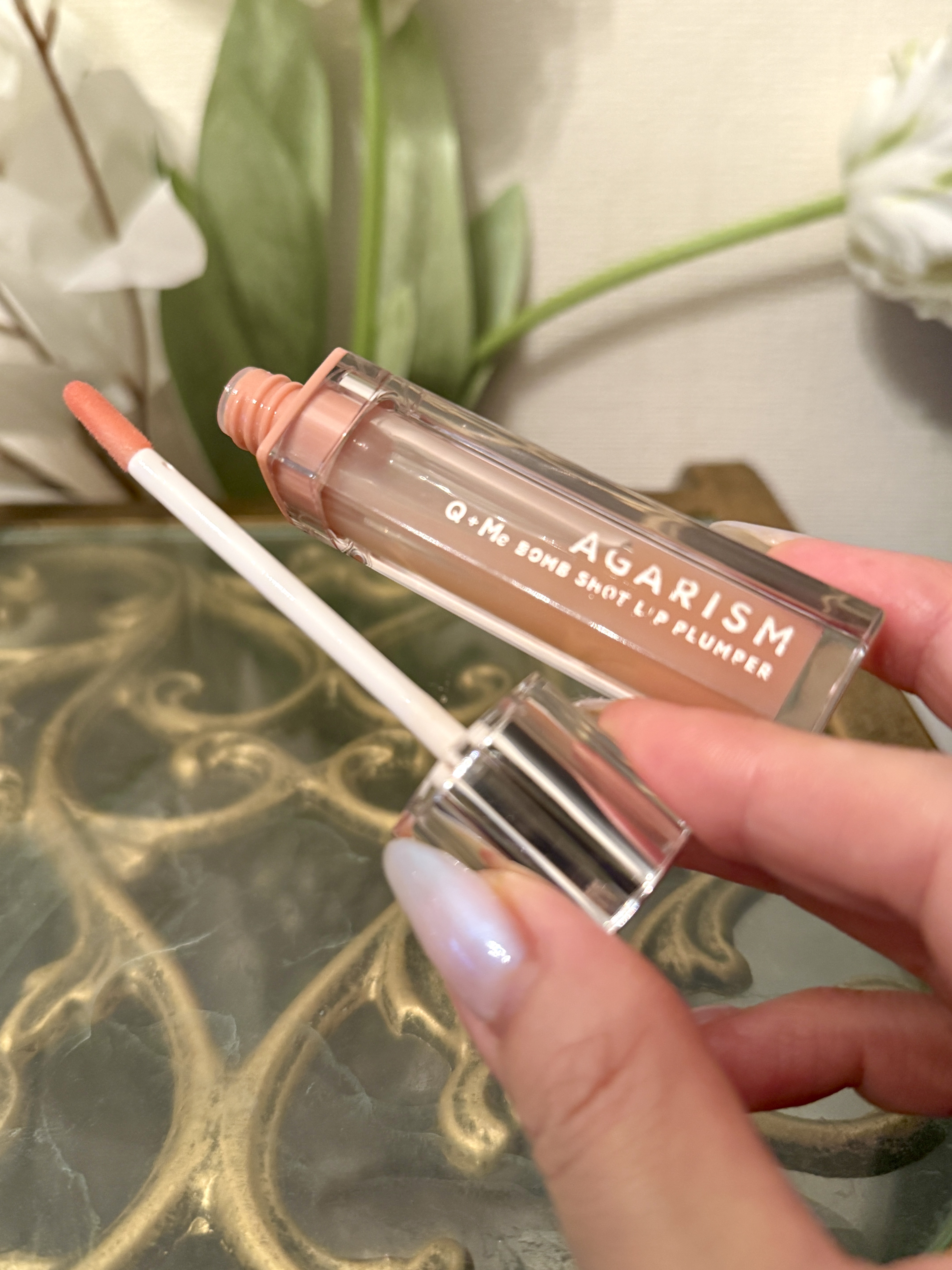 キューミ―ボムショットリッププランパー/AGARISM/リッププランパーを使ったクチコミ（2枚目）