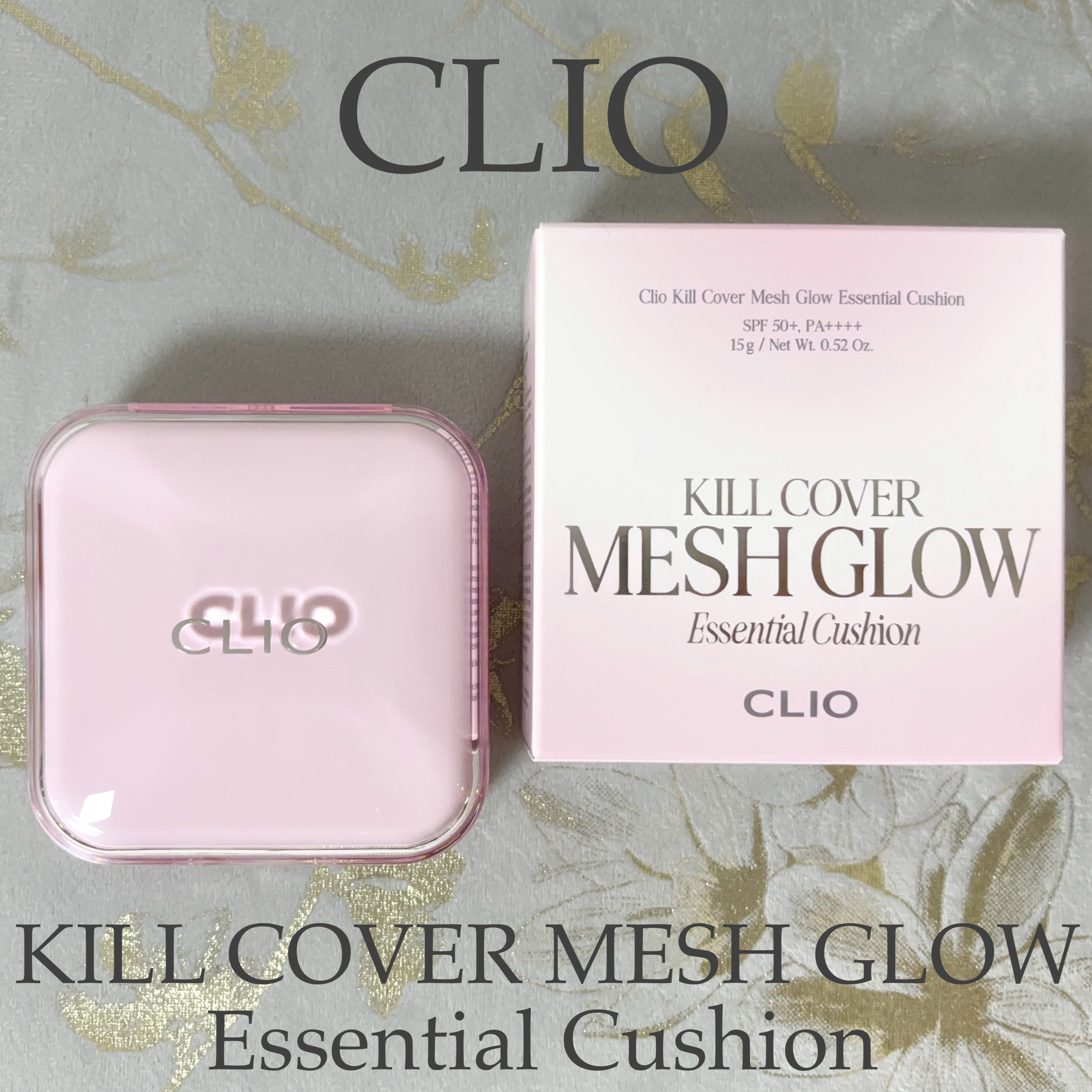 キルカバー メッシュ グロウ エッセンシャル クッション/CLIO/クッションファンデーションを使ったクチコミ（1枚目）