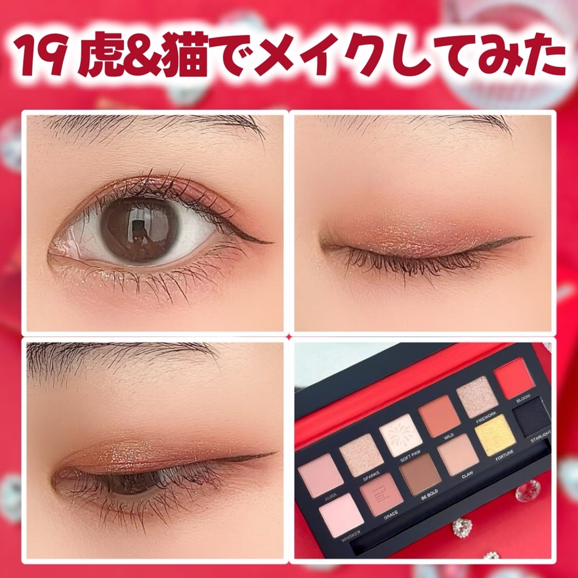 エクスプローラ12色 動物アイシャドウパレット/PERFECT DIARY/アイシャドウパレットを使ったクチコミ(5枚目)