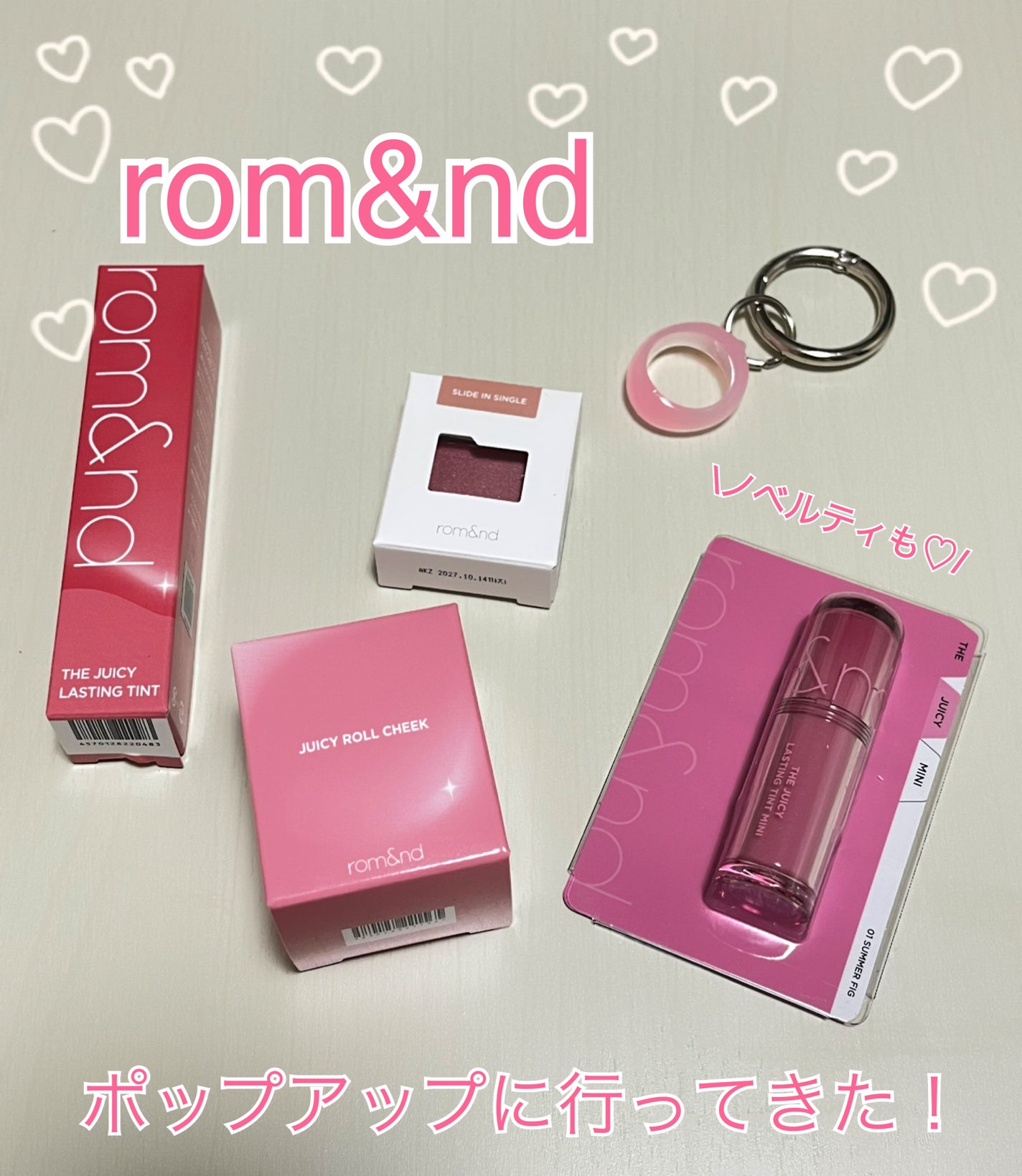 ザ ジューシーラスティングティント/rom&nd/リップティントを使ったクチコミ(1枚目)