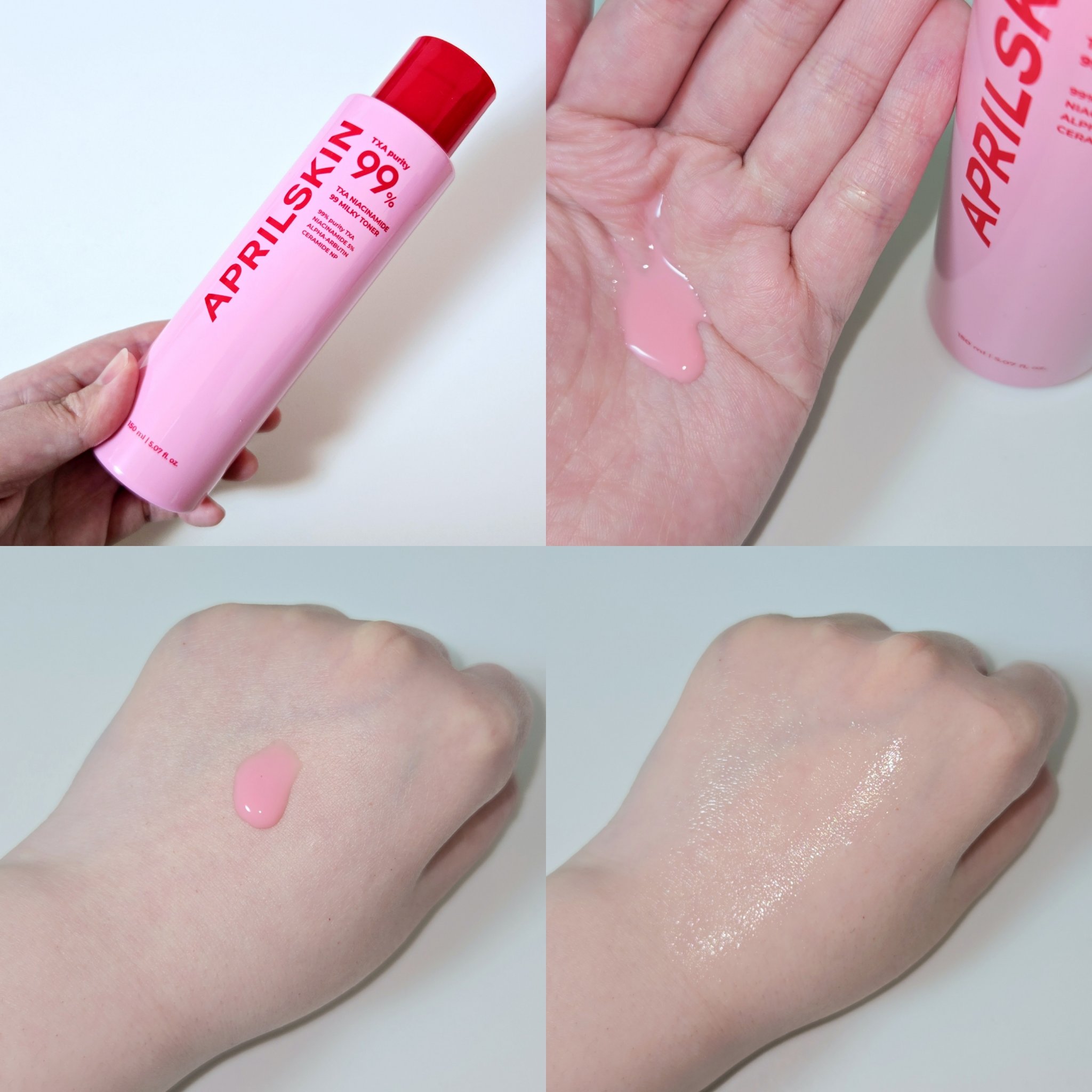 TXA99ミルキートナー/APRILSKIN/化粧水を使ったクチコミ（3枚目）