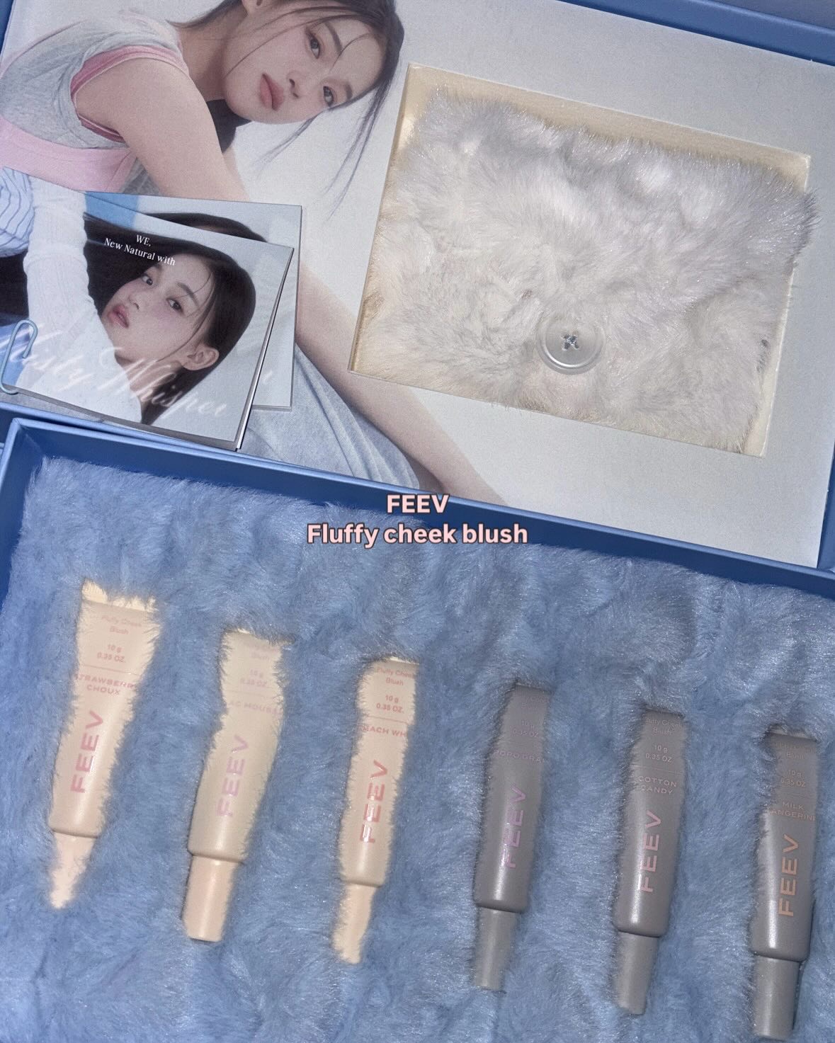 フラッフィーチークブラッシュ/FEEV/リキッドチークを使ったクチコミ（1枚目）