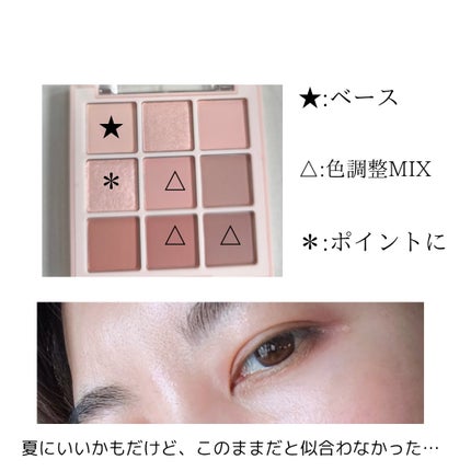 シャドウパレット/dasique/アイシャドウパレットを使ったクチコミ(5枚目)