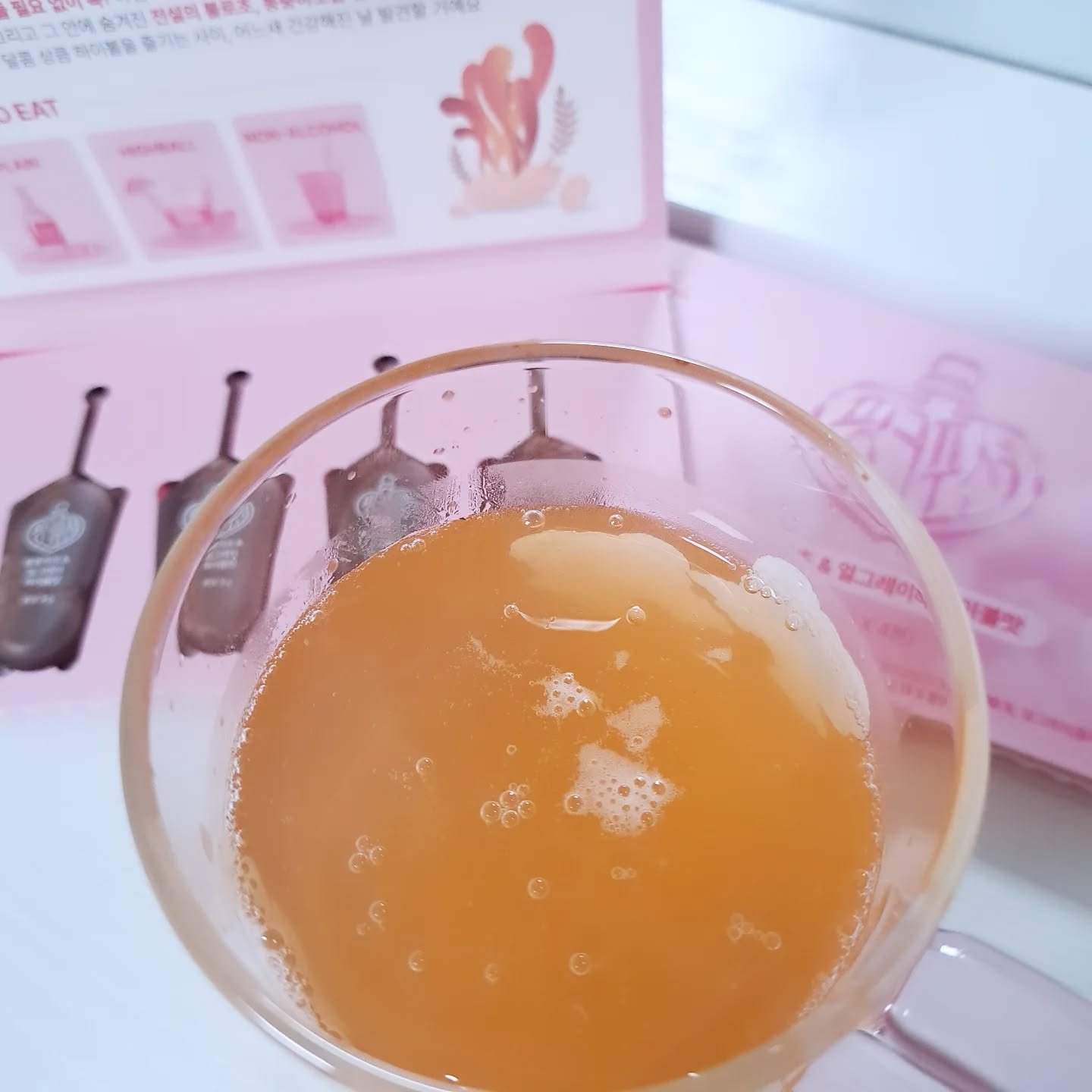 飲める美容ピンクDIYドリンク ピンクポーション ゼロカロリー・冬虫夏草/PINK POTION /美容ドリンクを使ったクチコミ（2枚目）