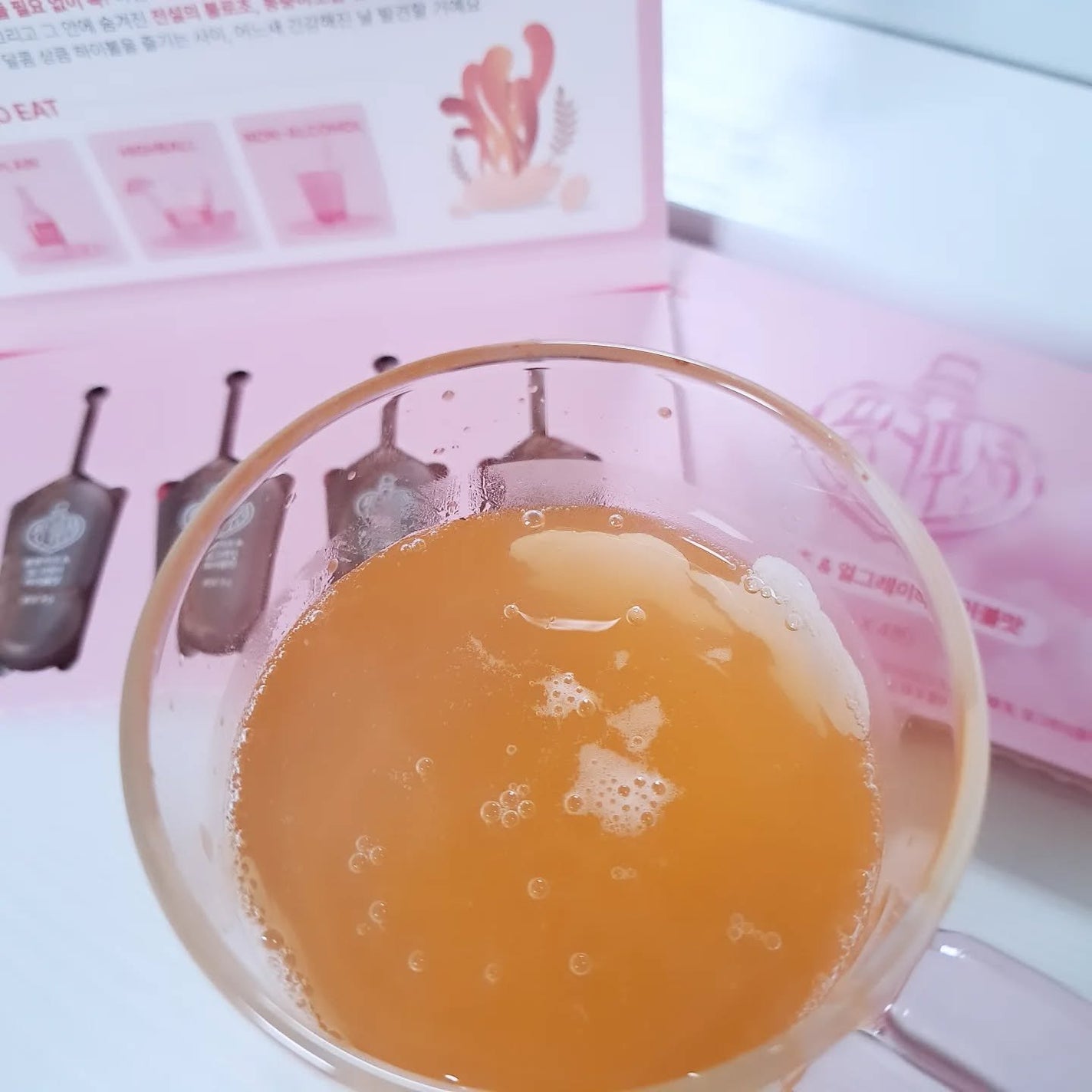 飲める美容ピンクDIYドリンク ピンクポーション ゼロカロリー・冬虫夏草/PINK POTION /美容ドリンクを使ったクチコミ(2枚目)