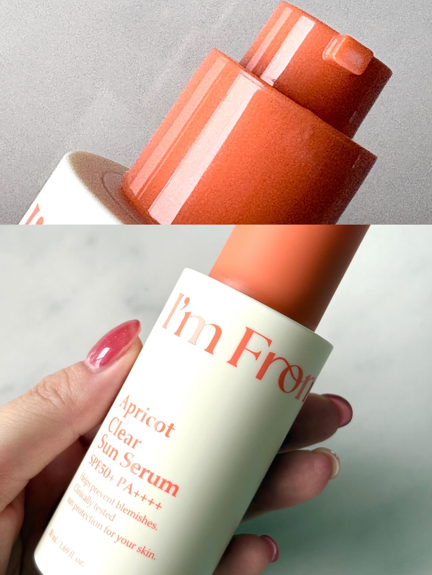 アプリコットクリアサンセラム/I'm from/日焼け止めローションを使ったクチコミ（3枚目）