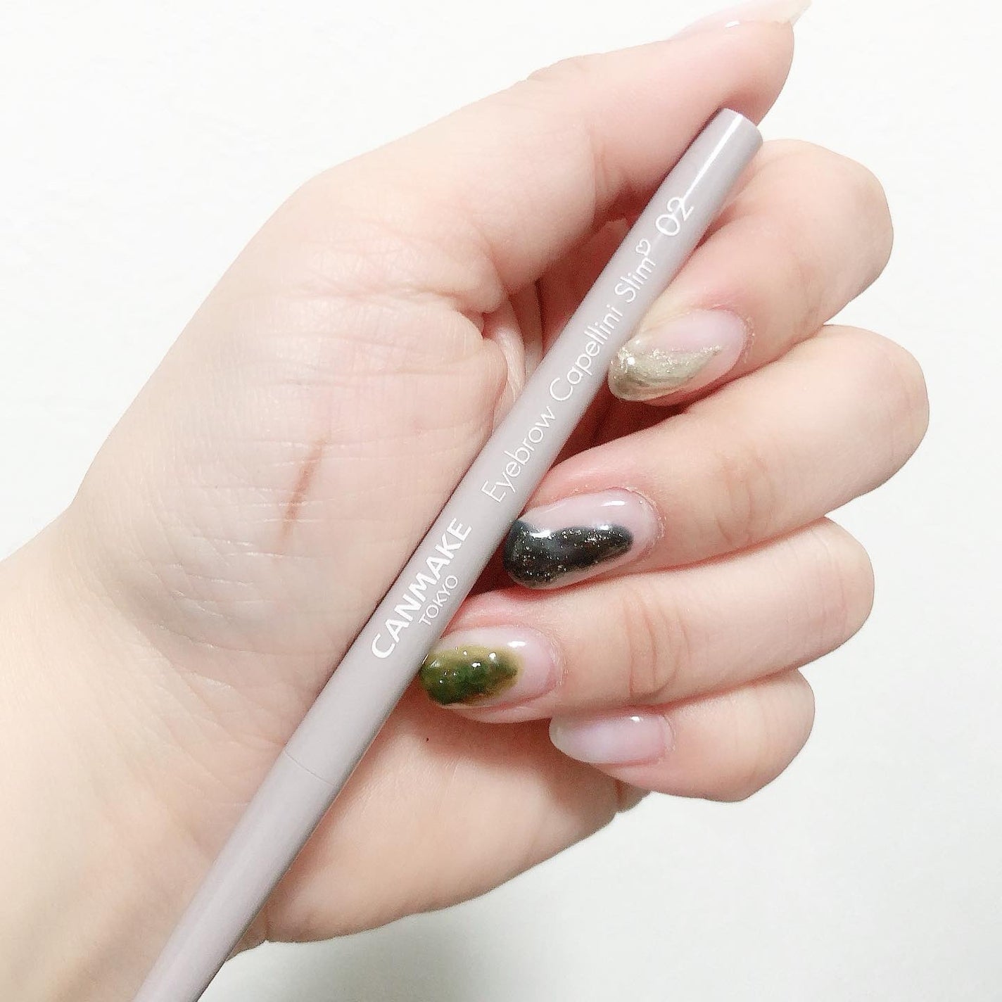 アイブロウカッペリーニスリム/キャンメイク/アイブロウペンシルを使ったクチコミ(3枚目)