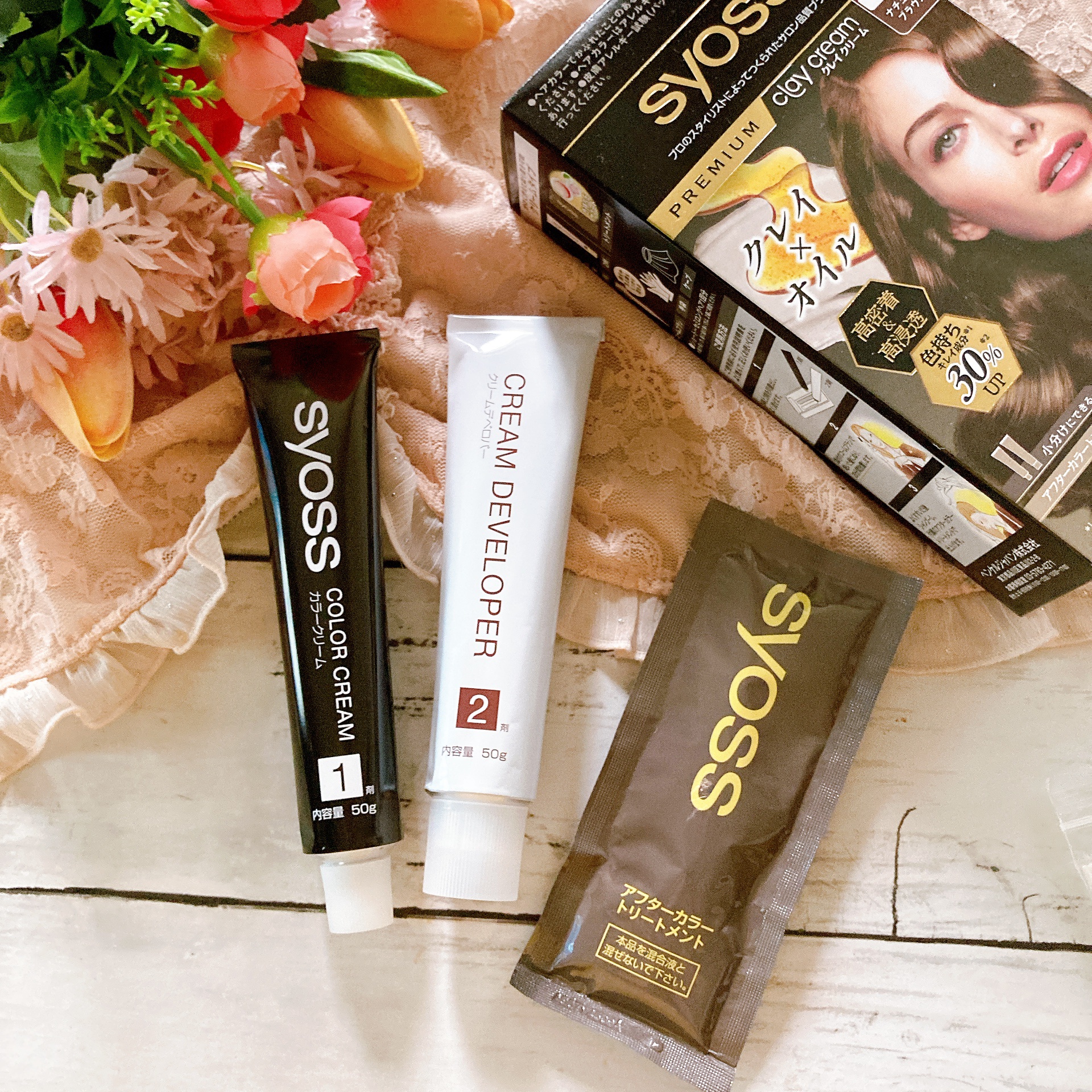 クレイクリーム/サイオス/ヘアカラーを使ったクチコミ（2枚目）