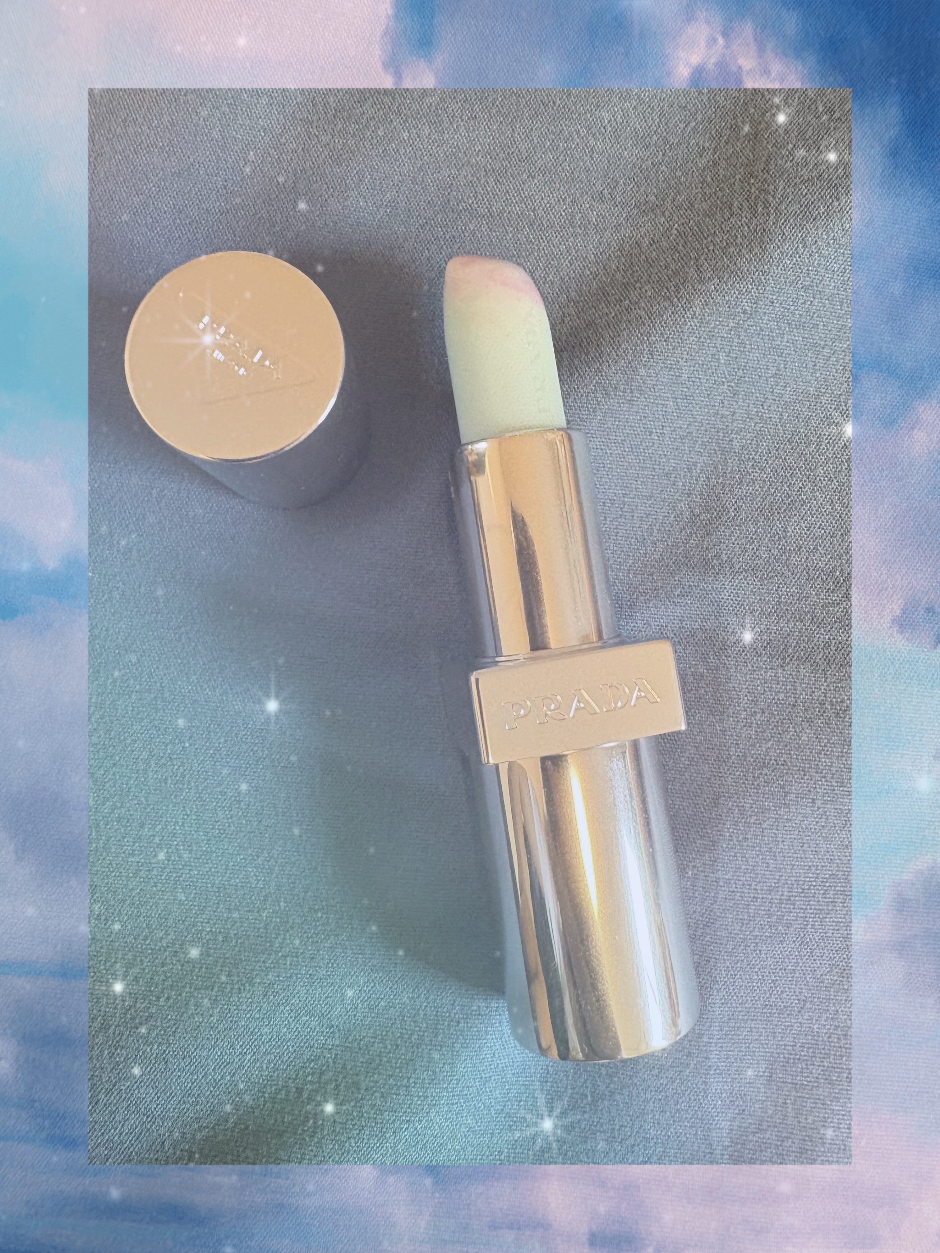 リップ バーム ブラッシング ケア U001 アストラル ピンク/PRADA BEAUTY/リップバームを使ったクチコミ（1枚目）