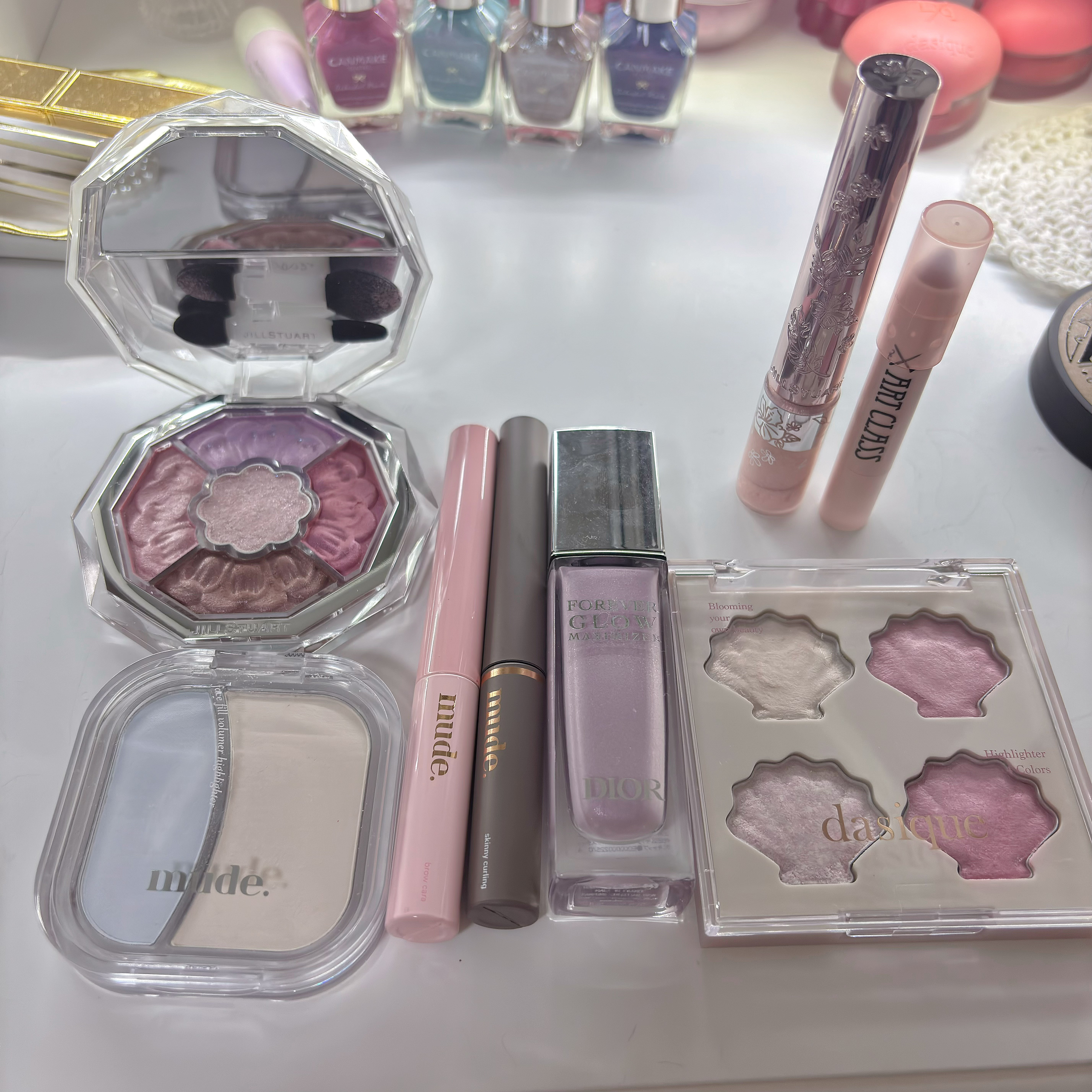 インスパイアスキニーカーリングマスカラ 04 アッシュブラウン/mude./マスカラを使ったクチコミ（1枚目）