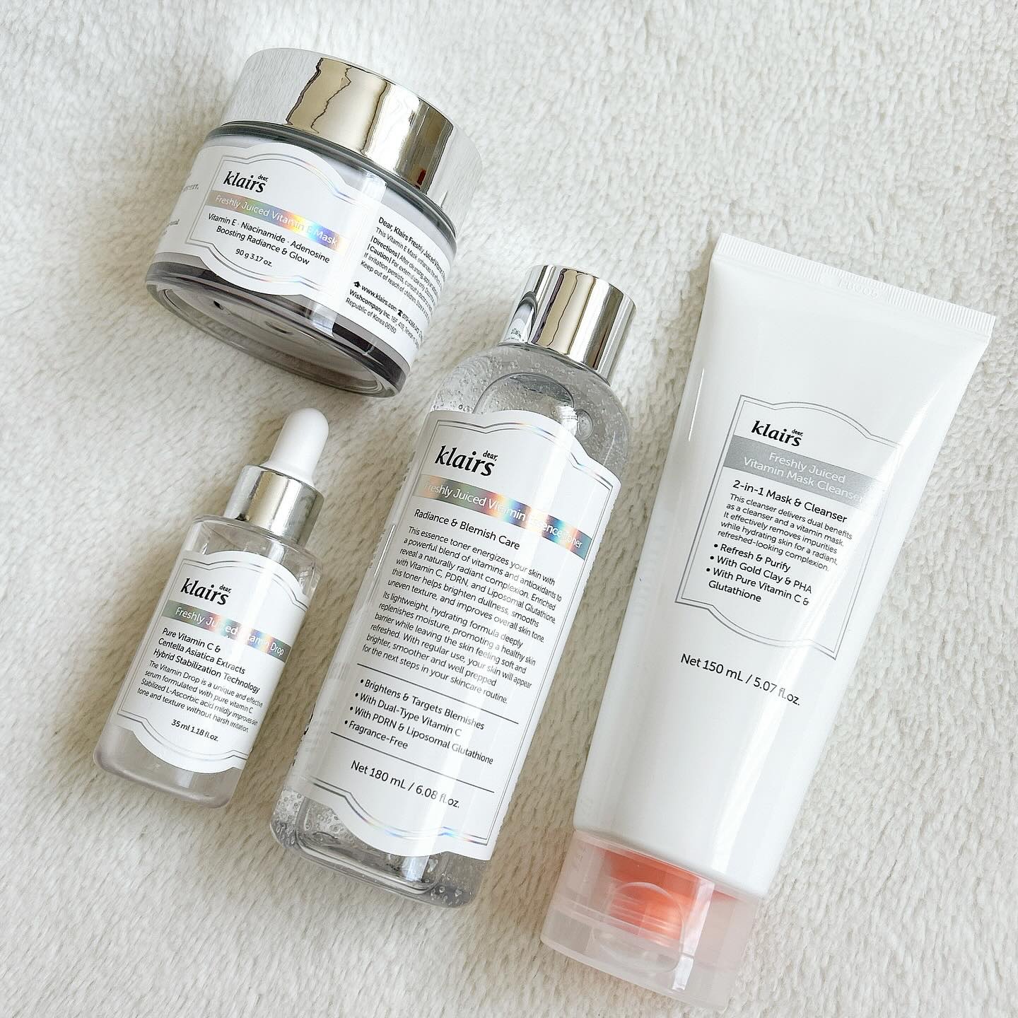 フレッシュリージュースドビタミンEマスク(90g)/Klairs/フェイスクリームを使ったクチコミ（2枚目）