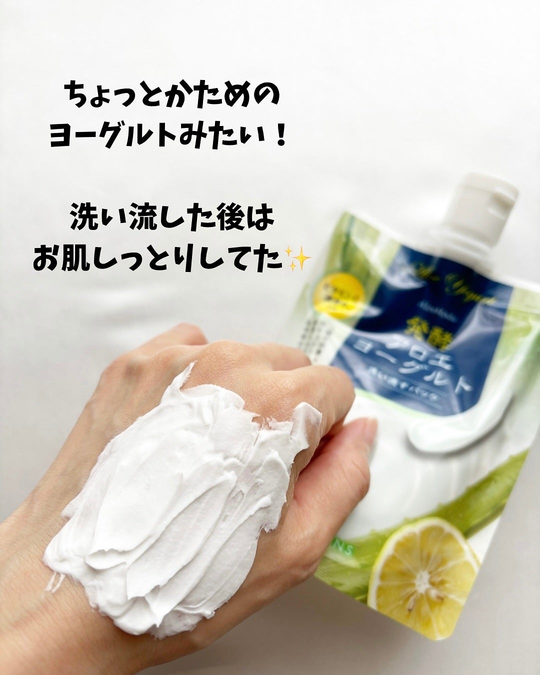 アロエメイド 発酵クリアパックAY 170g/アロエメイド/洗い流すパック・マスクを使ったクチコミ(3枚目)