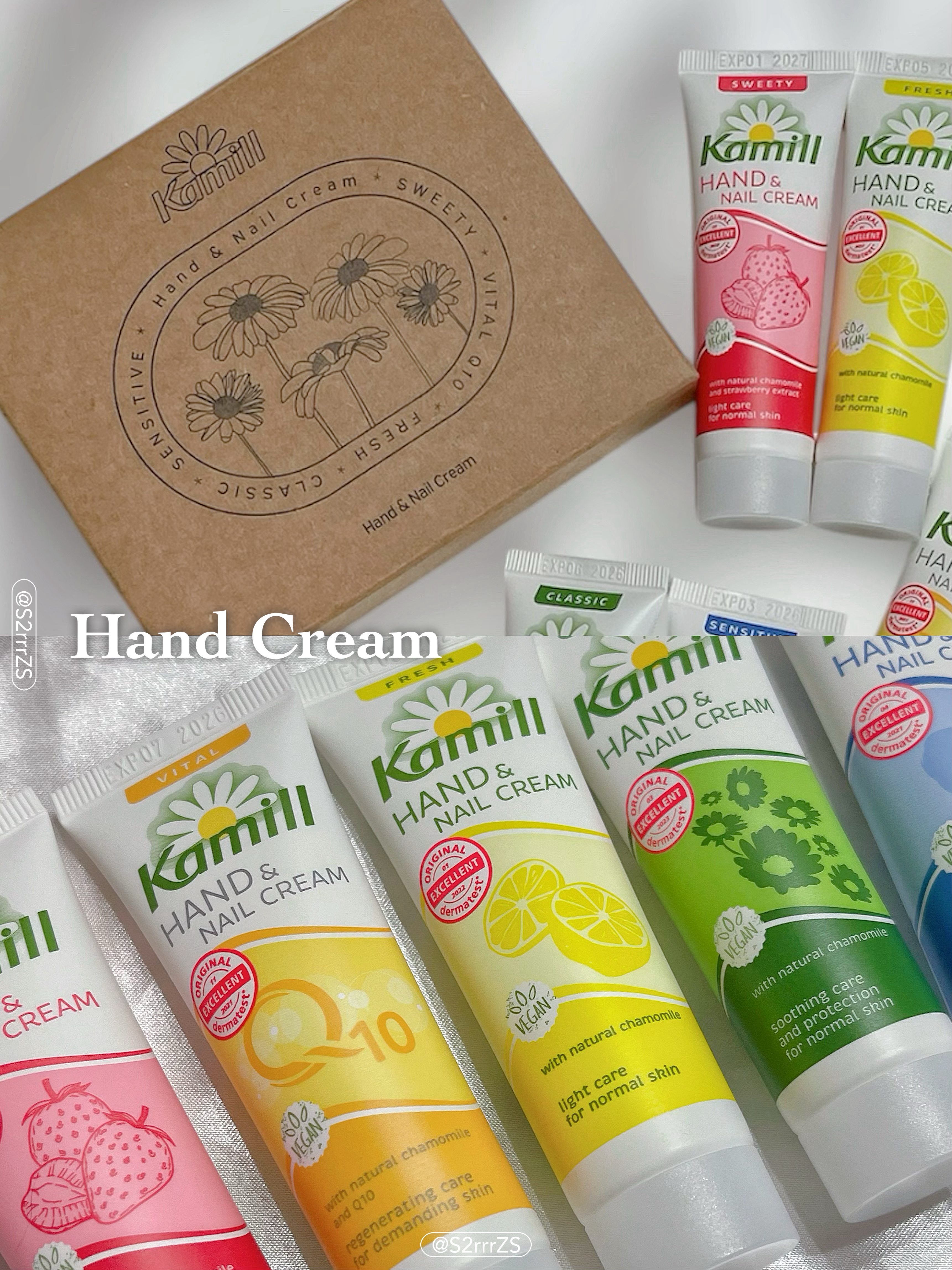 ハンド＆ネイルクリームミニ 企画セット30ml*5/カミール/その他キットセットを使ったクチコミ（1枚目）