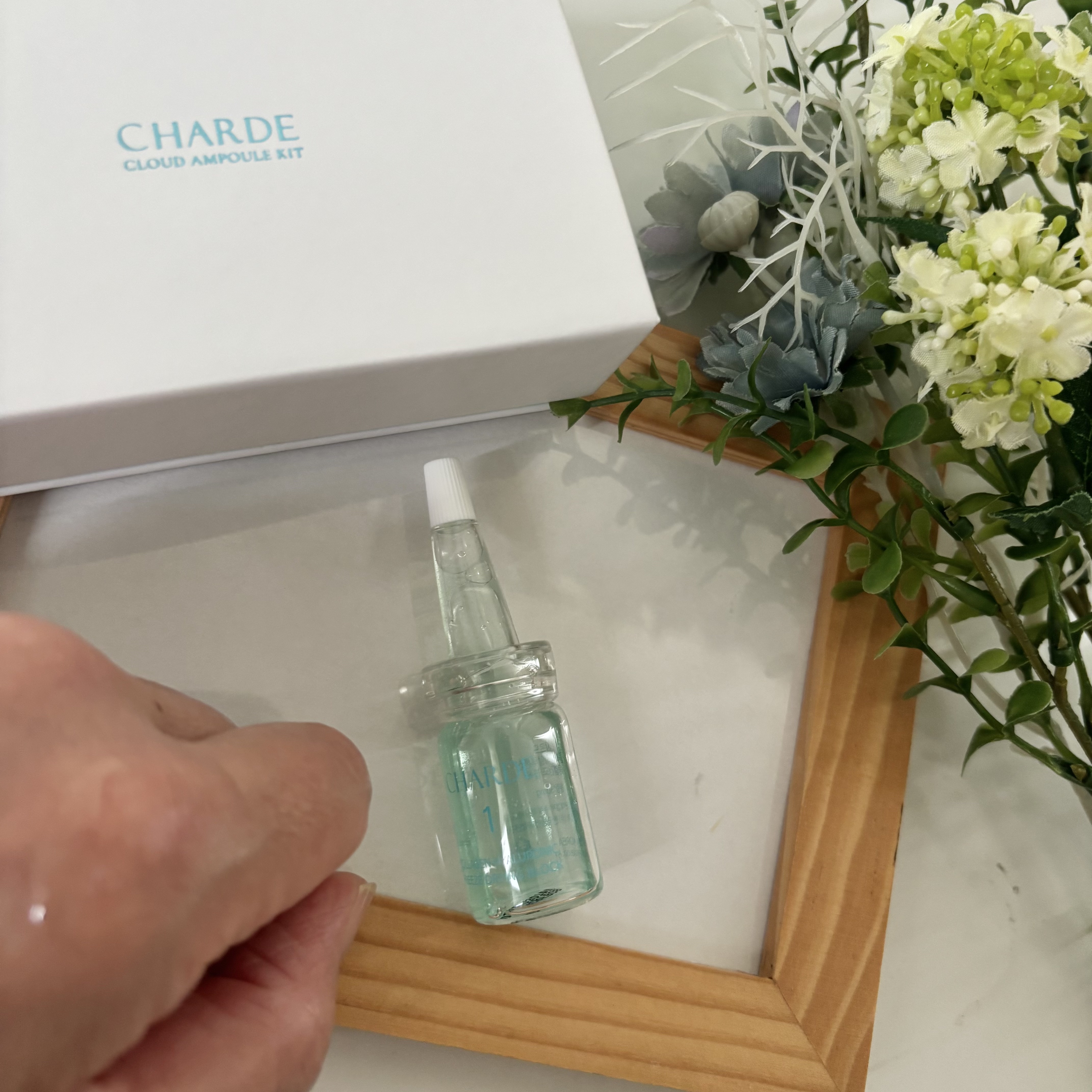 クラウドアンプル 1week キット/CHARDE/美容液を使ったクチコミ（3枚目）