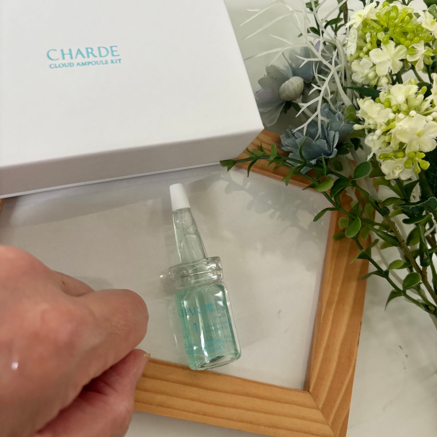 クラウドアンプル 1week キット/CHARDE/美容液を使ったクチコミ(3枚目)