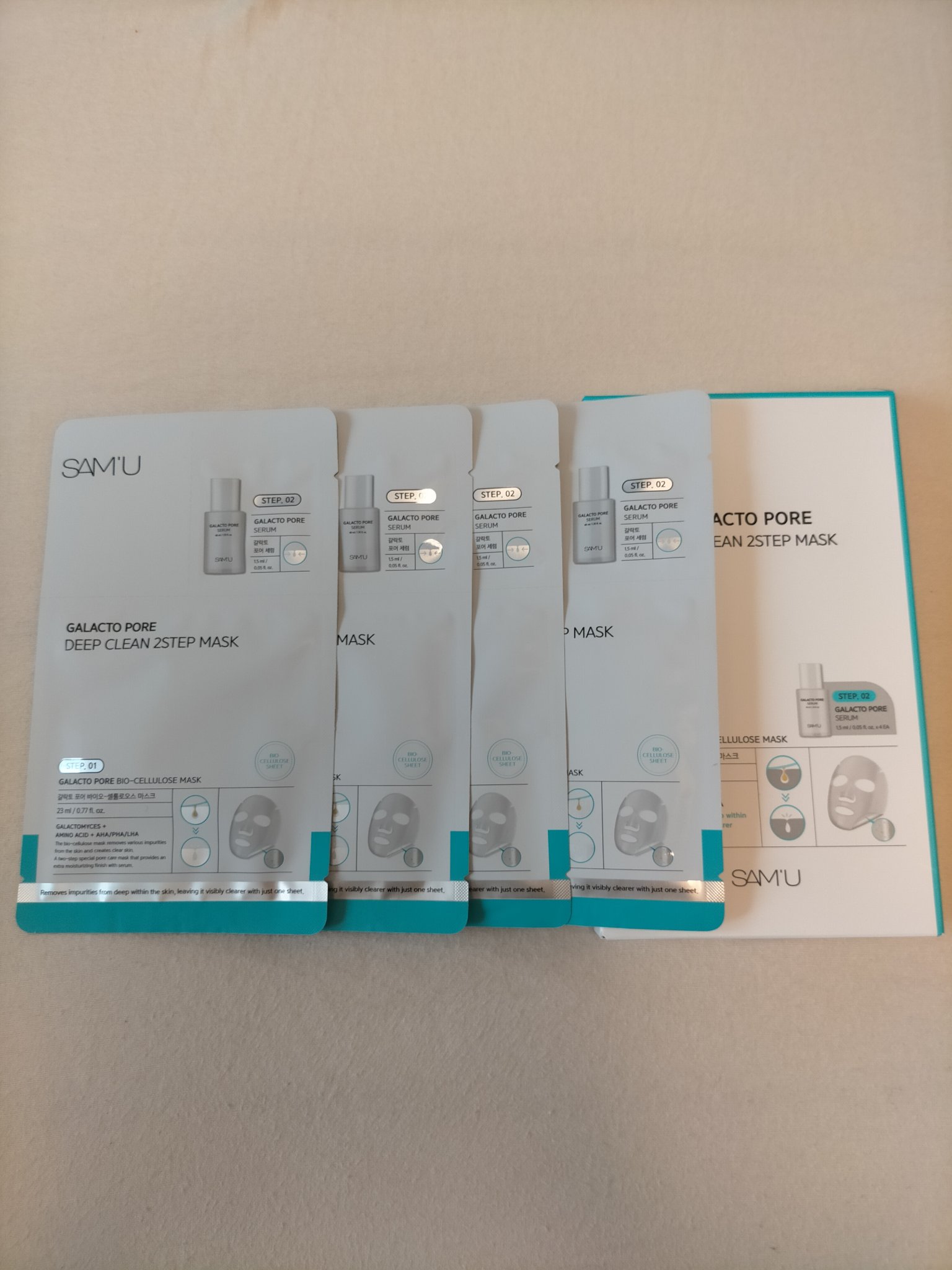 サミュ ガラクトポア ディープクリーン 2ステップマスク/SAM'U/シートマスク・パックを使ったクチコミ（1枚目）