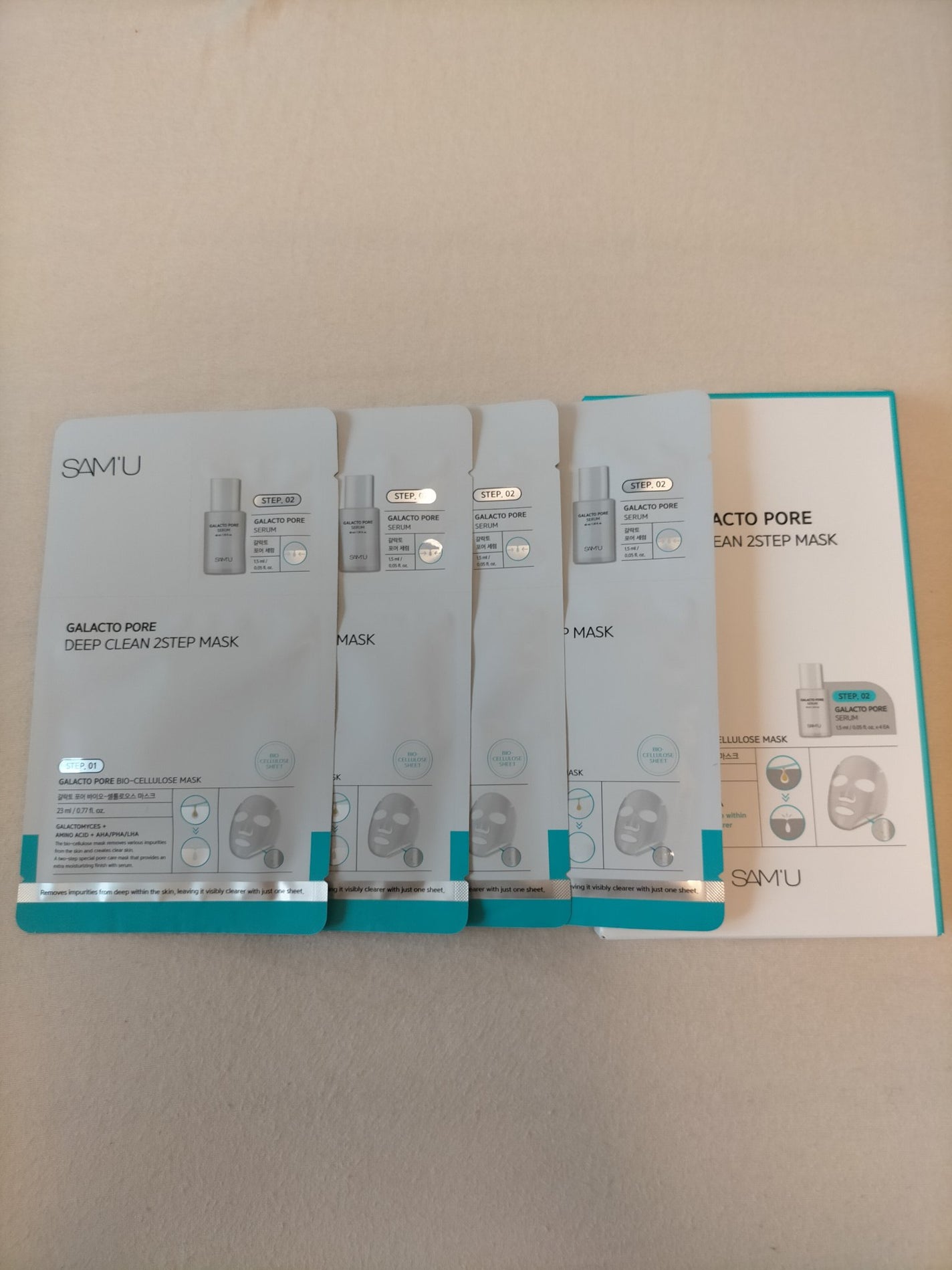 サミュ ガラクトポア ディープクリーン 2ステップマスク/SAM'U/シートマスク・パックを使ったクチコミ(1枚目)