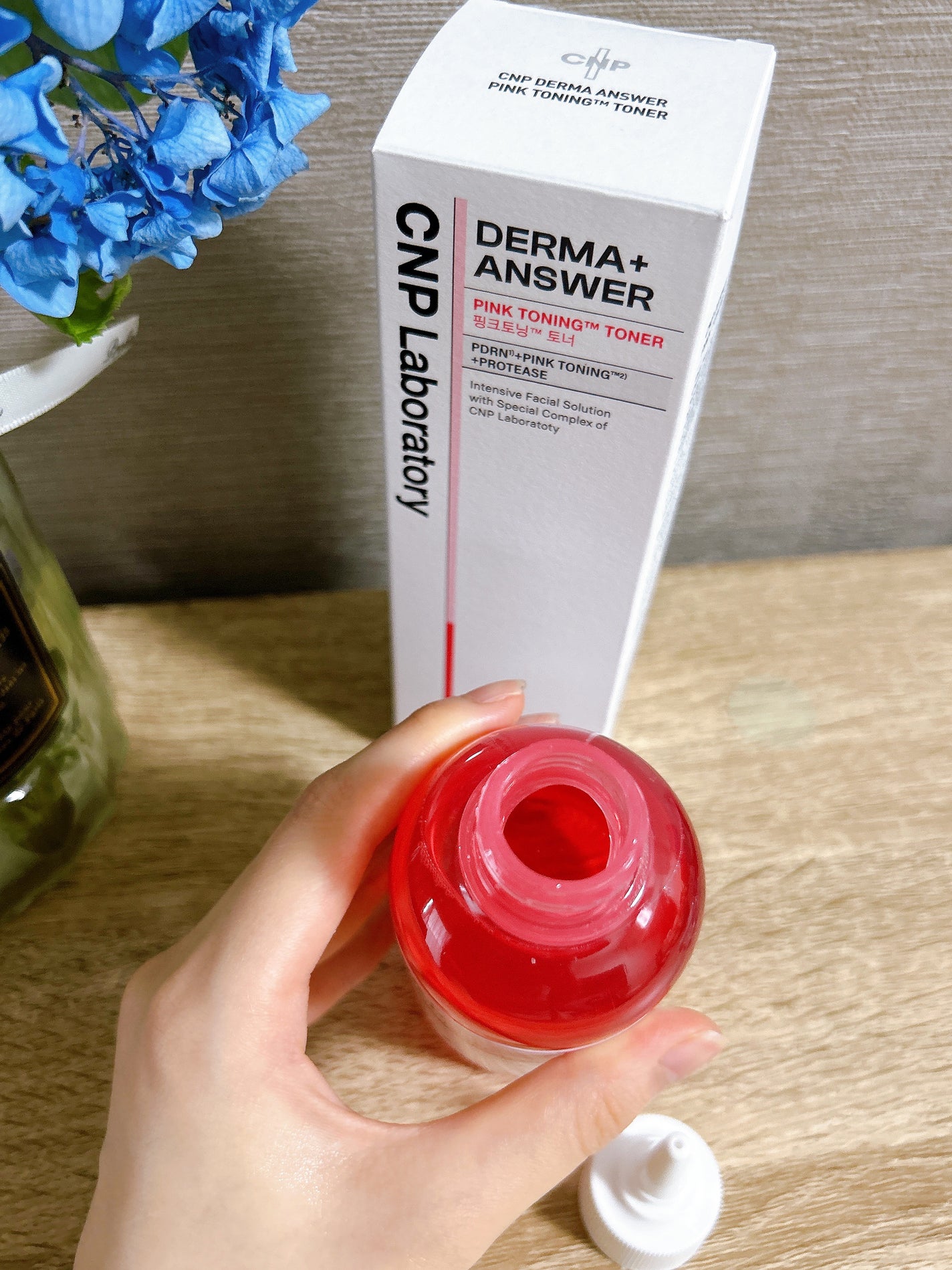 ダーマアンサーピンクトーニングトナー/CNP Laboratory/化粧水を使ったクチコミ(4枚目)