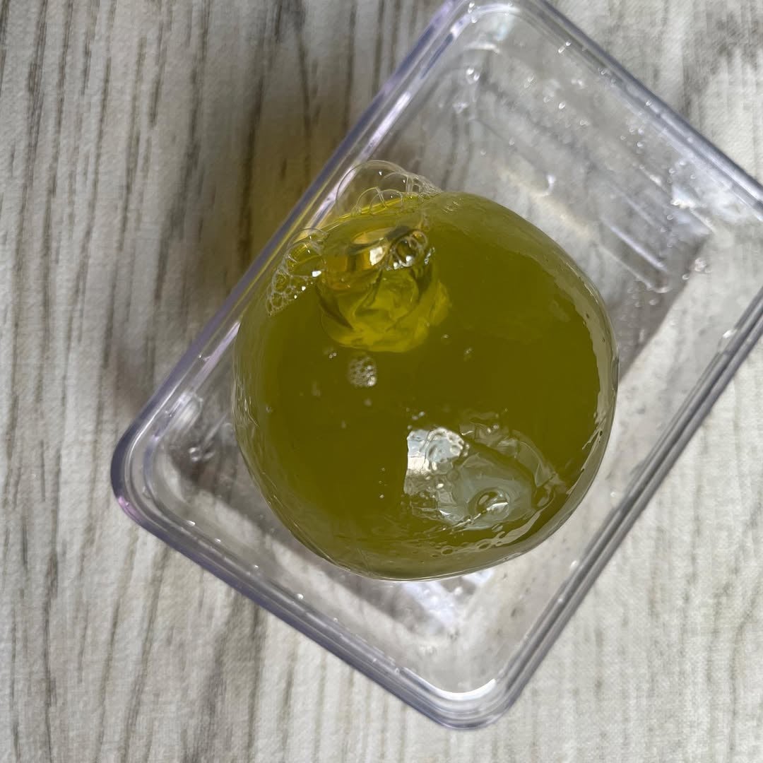 Jeju Green Tea Cleansing Ball/Ongredients/洗顔石鹸を使ったクチコミ(4枚目)