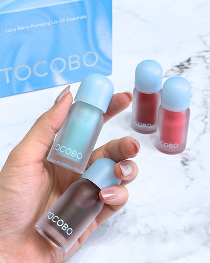 ジューシーベリープランピングリップオイル/TOCOBO/リップグロスを使ったクチコミ(8枚目)
