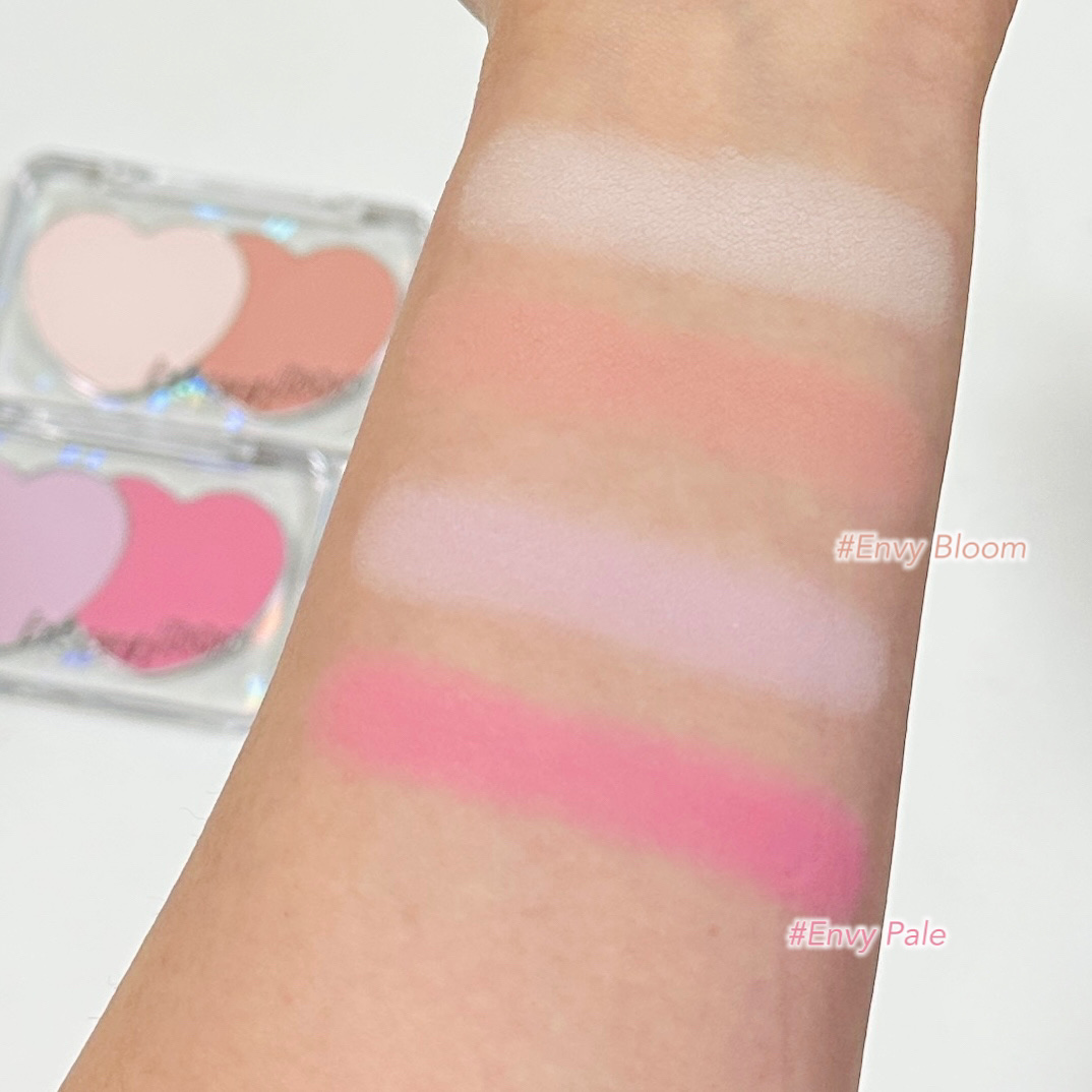 ハートポップデュオブラッシャー/ETUDE/パウダーチークを使ったクチコミ（2枚目）