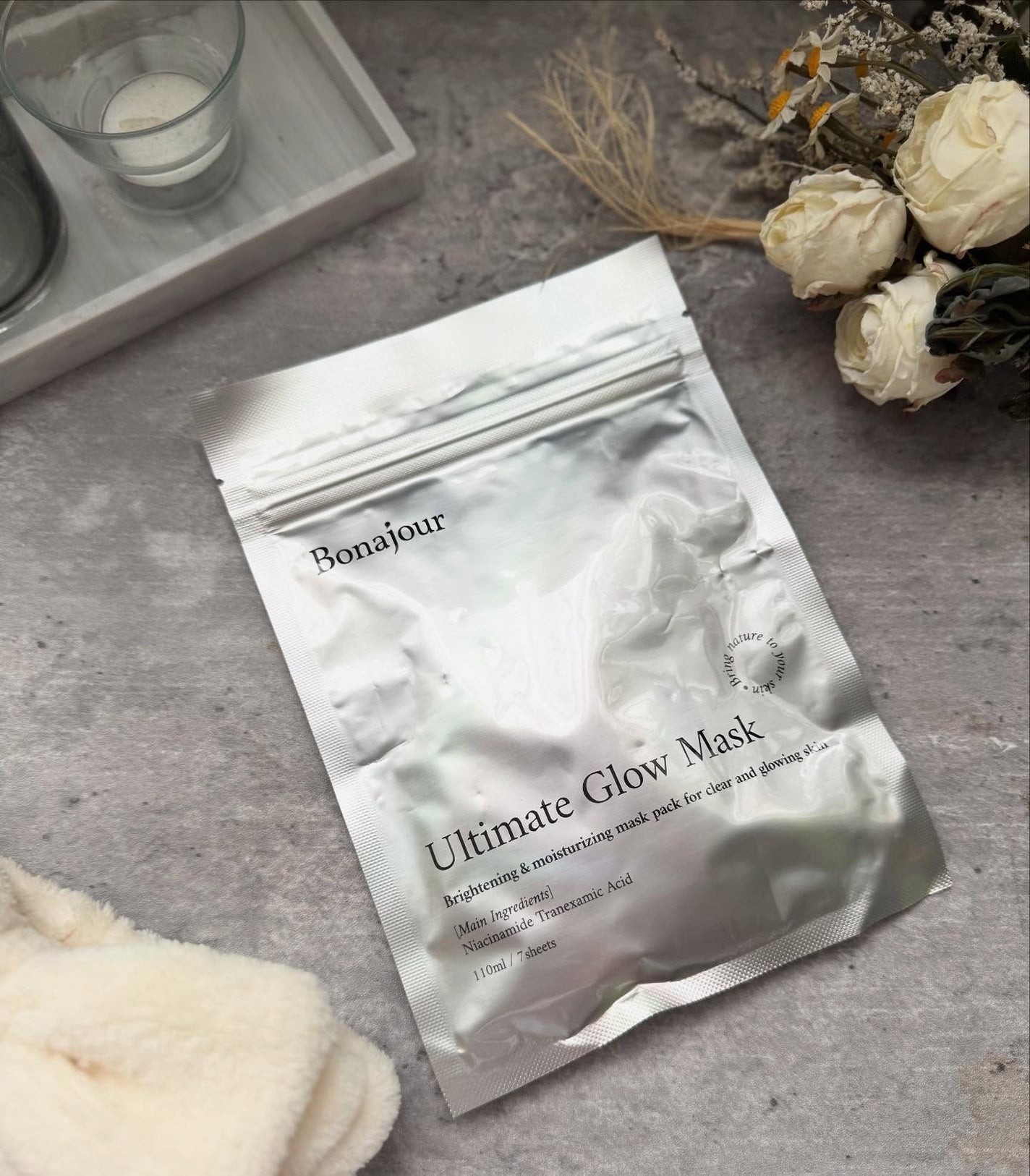 ボナジュール アルティメイトグロウマスク/Bonajour/シートマスク・パックを使ったクチコミ(4枚目)