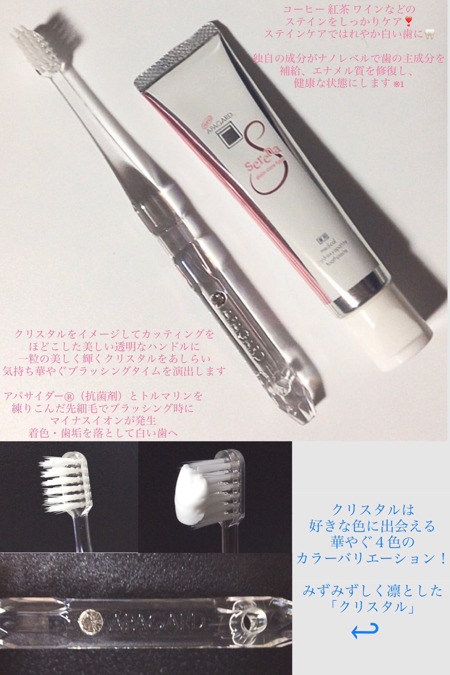 アパガードセレナ/アパガード/歯磨き粉を使ったクチコミ（2枚目）