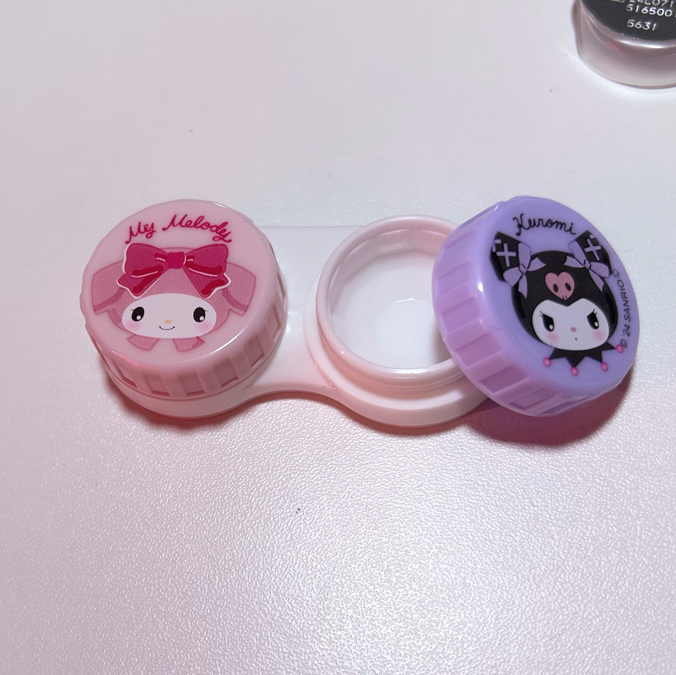 コンタクトレンズケース マイメロクロミ/DAISO/その他を使ったクチコミ（3枚目）