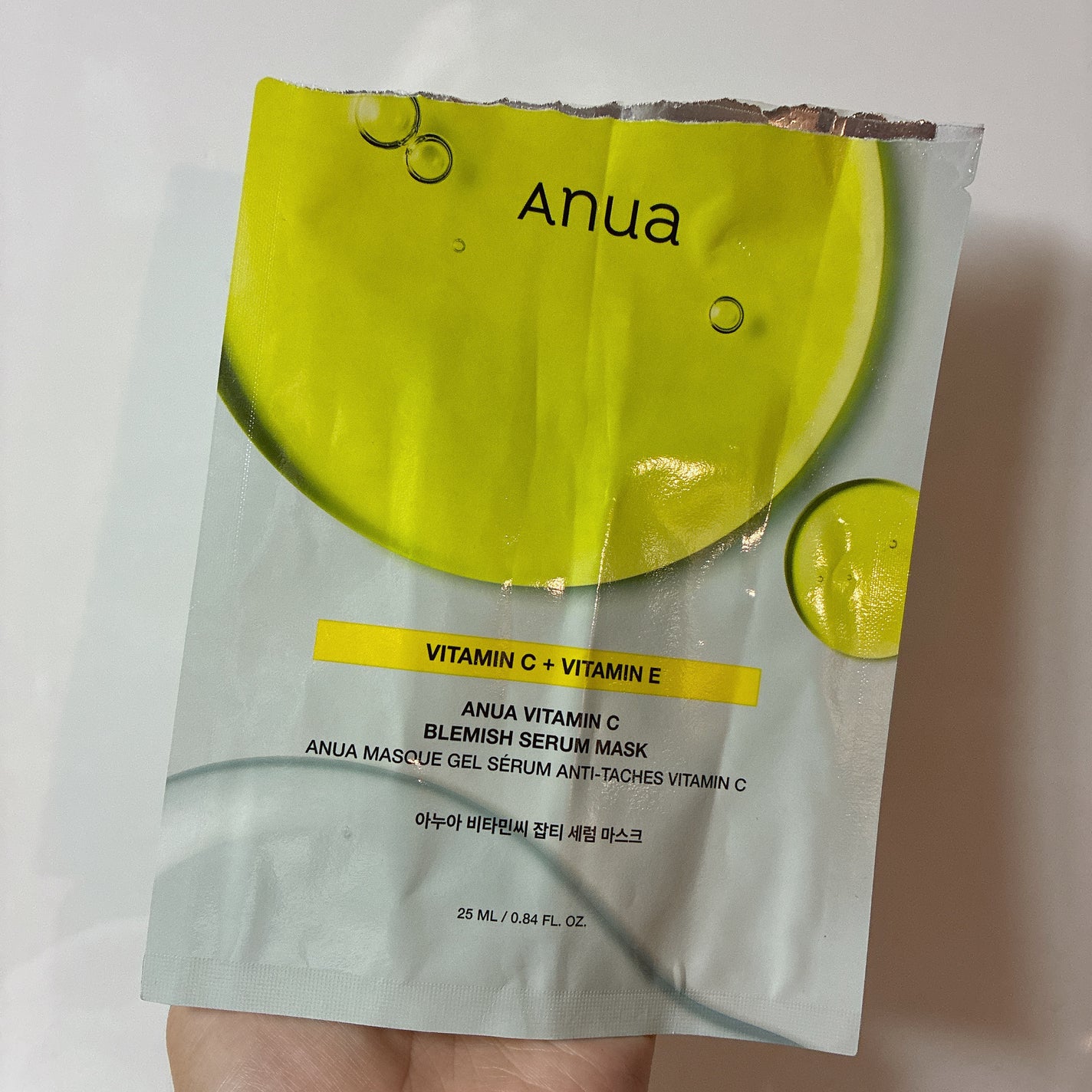 ビタミンC ブレミッシュセラム マスクパック/Anua/シートマスク・パックを使ったクチコミ(1枚目)