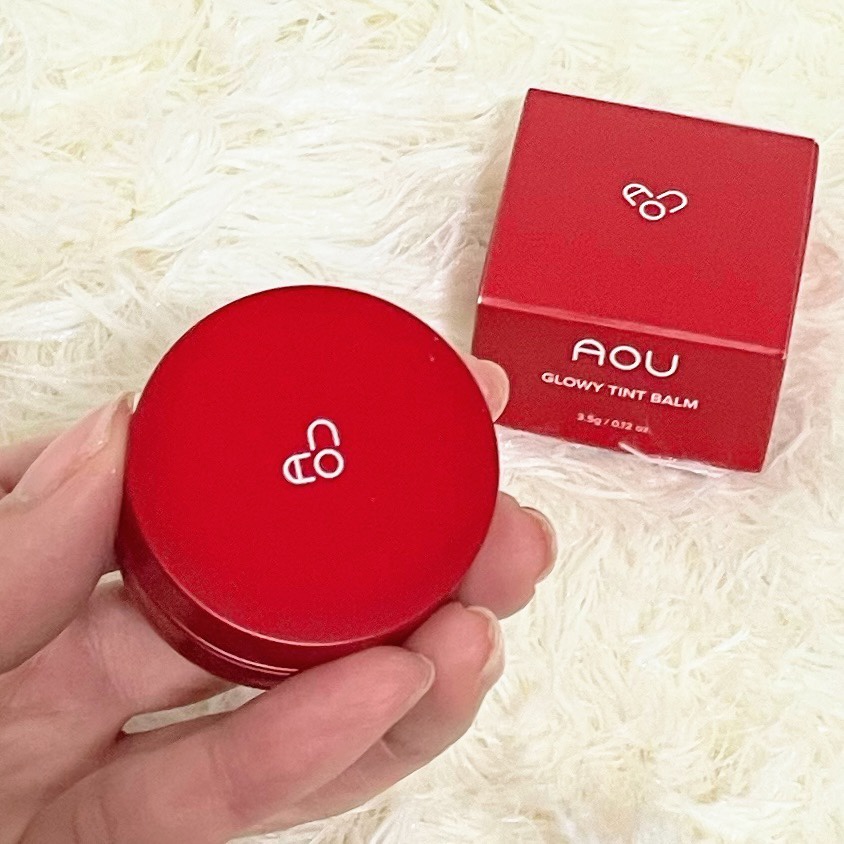 GLOWY TINT BALM/AOU/リップグロスを使ったクチコミ（2枚目）