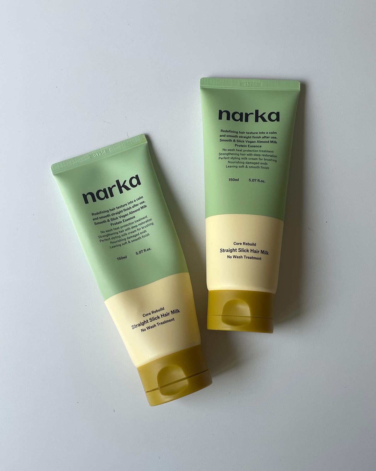 ストレートスリックヘアミルク/narka/ヘアミルクを使ったクチコミ（2枚目）