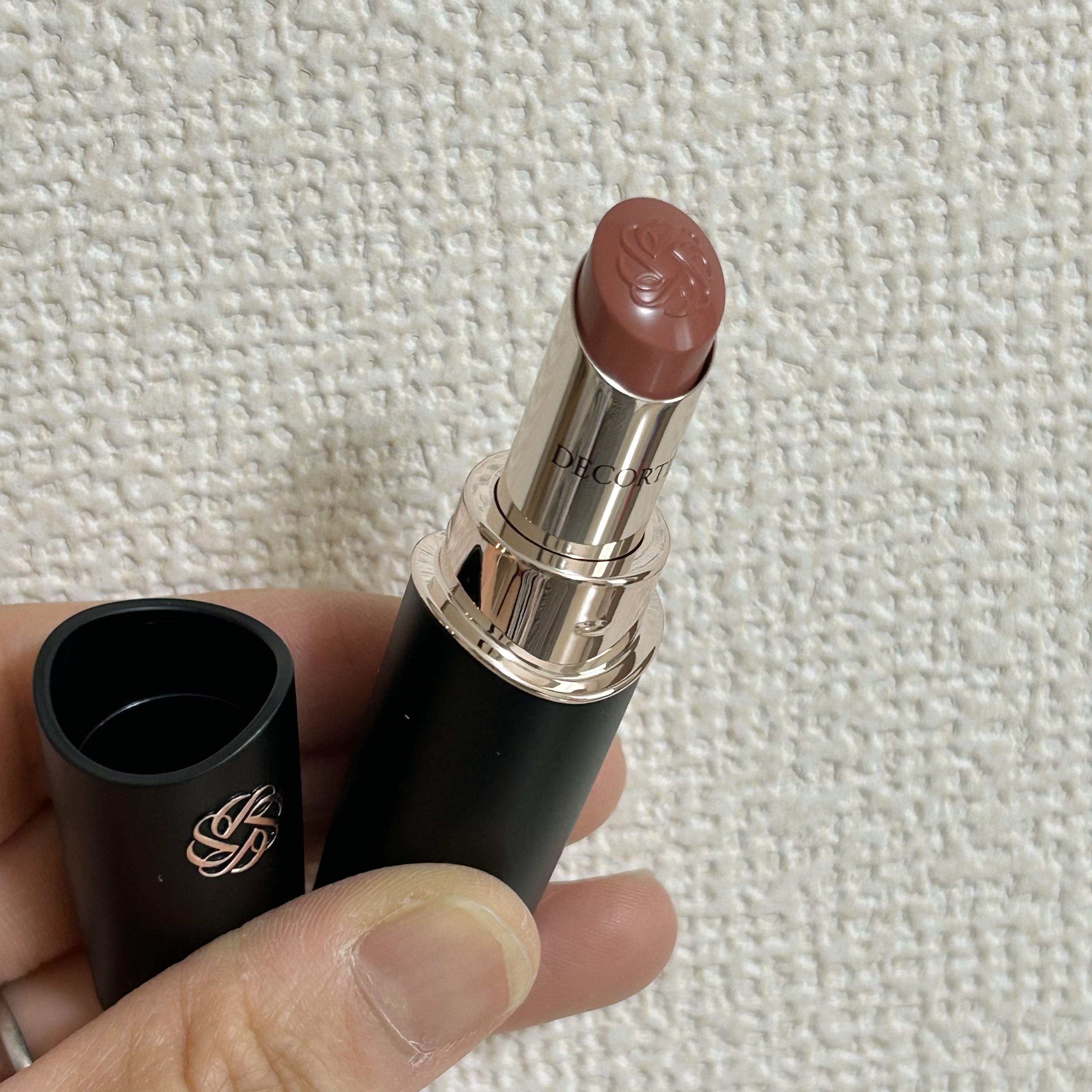 ルージュデコルテ　クリームグロウ 14G skin rose/DECORTÉ/口紅を使ったクチコミ（1枚目）