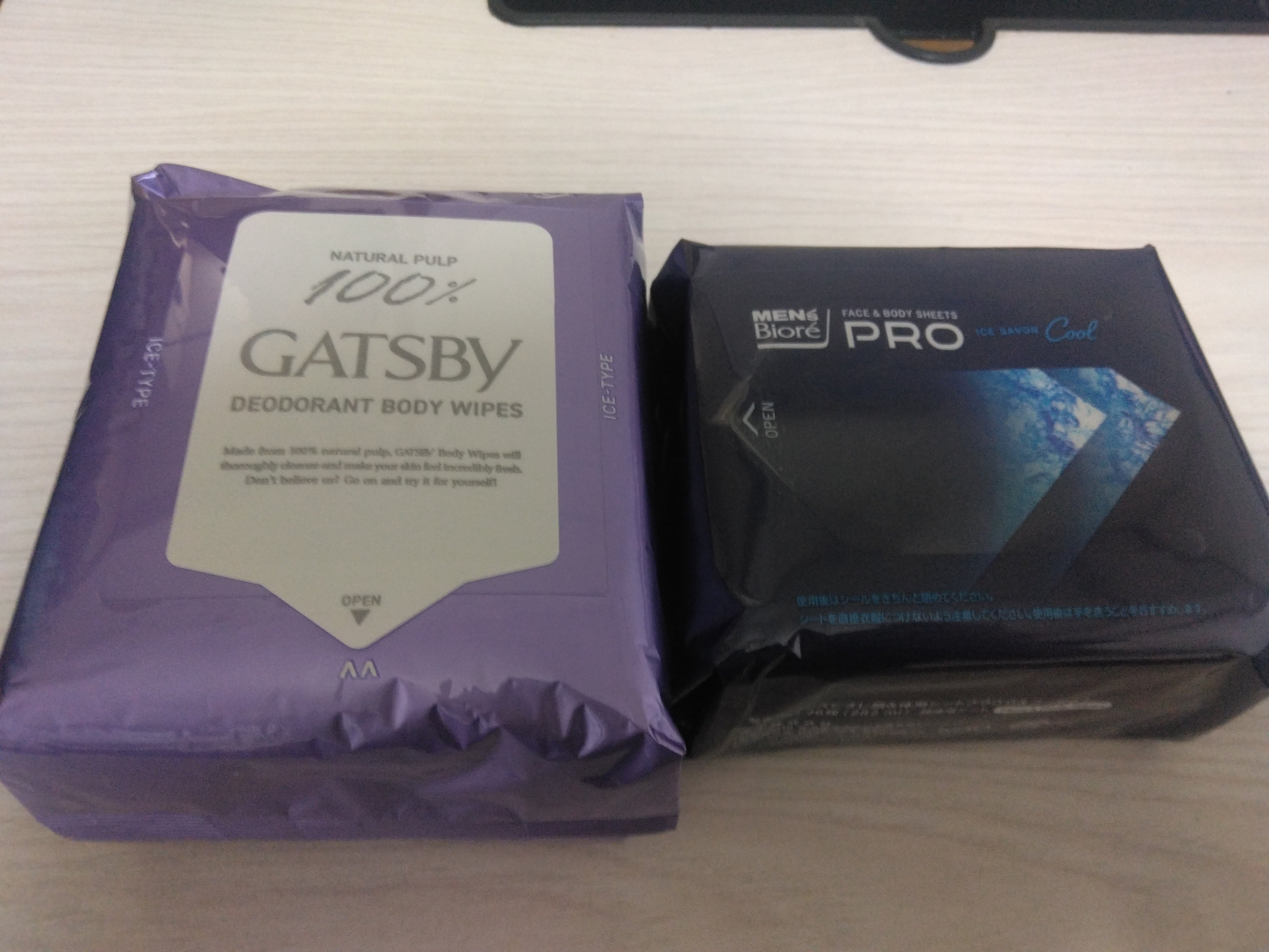 メンズビオレ　顔もふけるボディシートPRO ＜クールタイプ＞アイスサボンの香り/メンズビオレ/ボディシートを使ったクチコミ（1枚目）