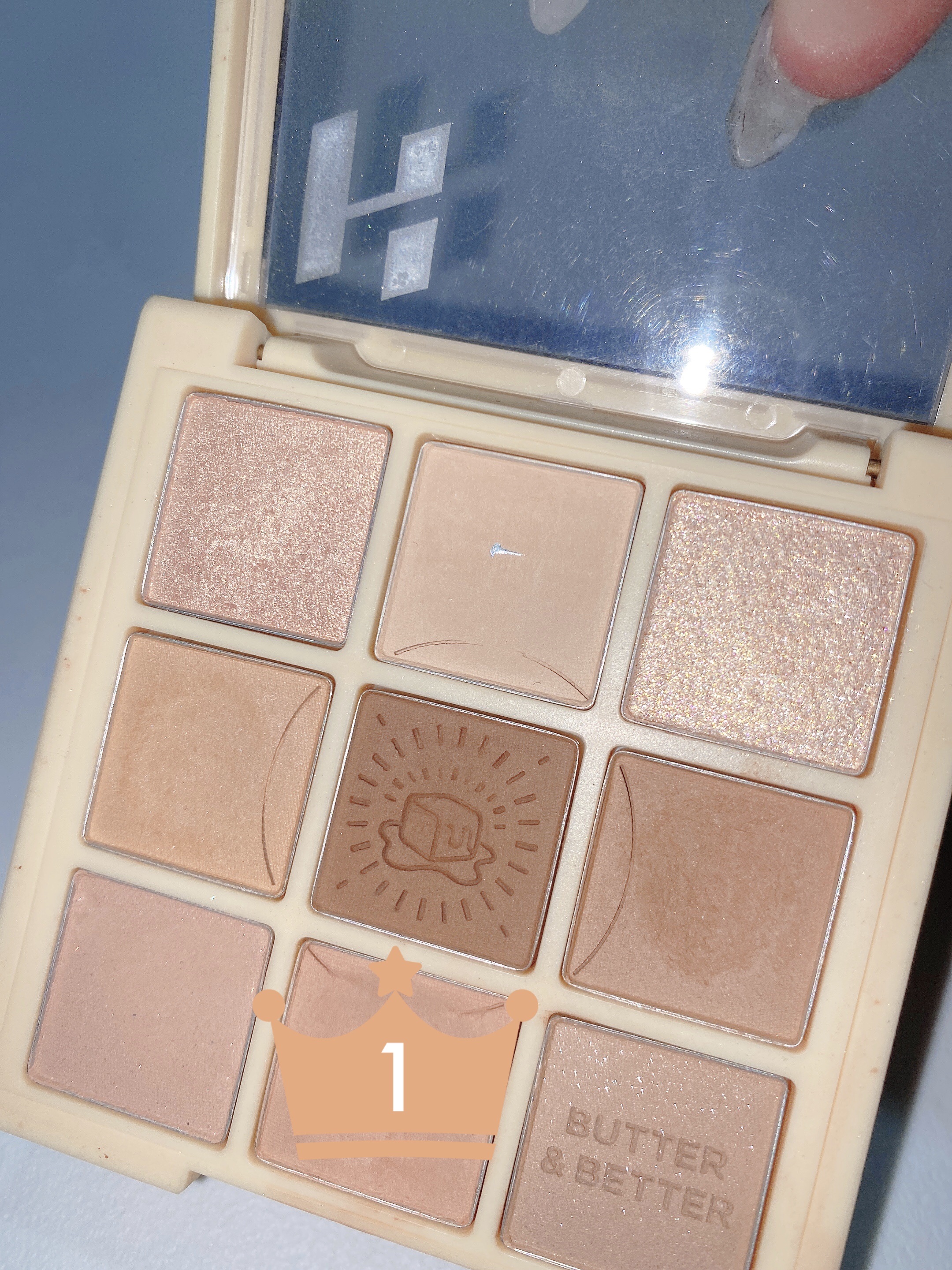 マイフェイブムードアイパレット 9カラー/HOLIKA HOLIKA/アイシャドウパレットを使ったクチコミ（1枚目）