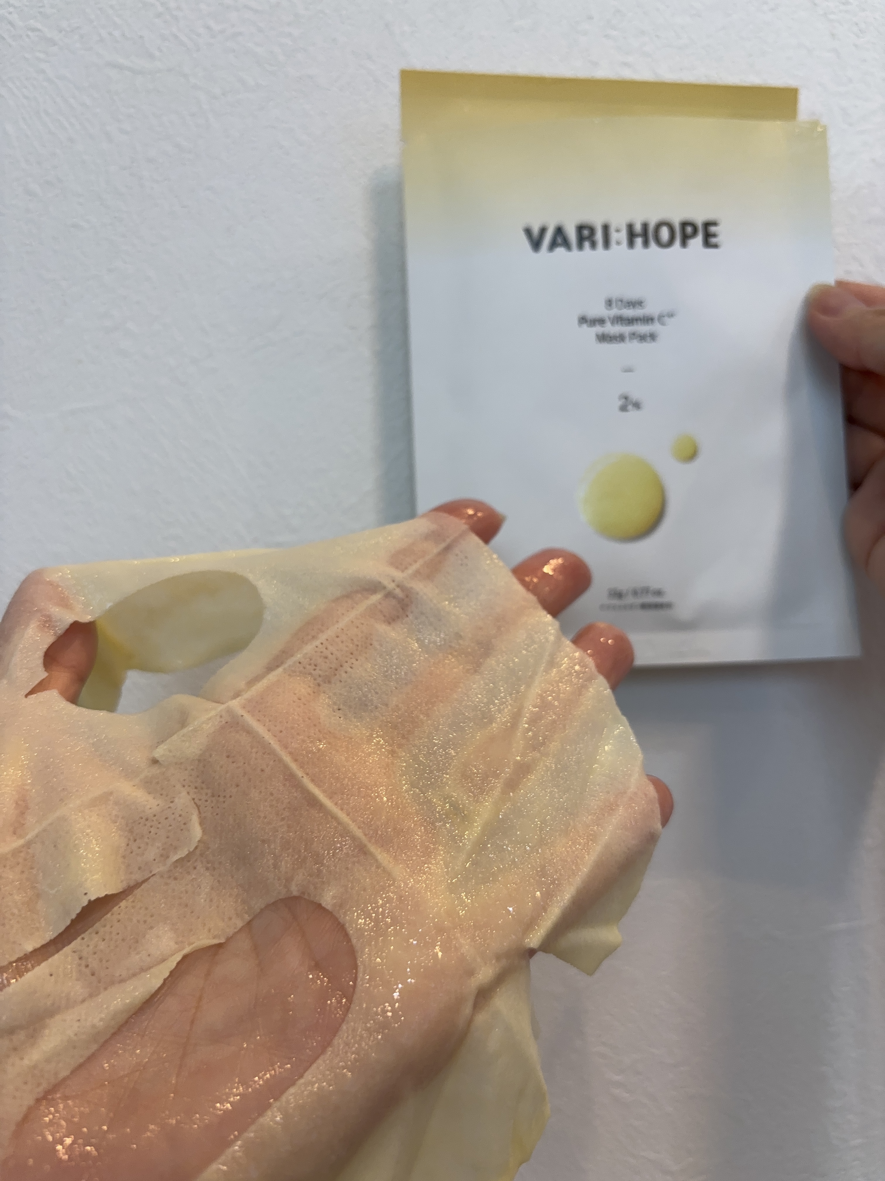 ピュアビタミンCマスクパック/VARI:HOPE/シートマスク・パックを使ったクチコミ（2枚目）