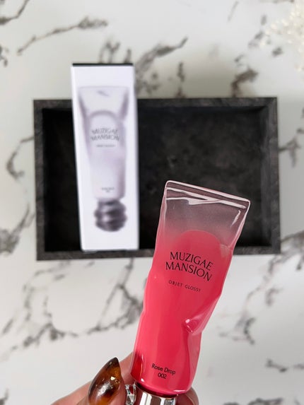 オブジェ グロッシー/MUZIGAE MANSION/リップグロスを使ったクチコミ(4枚目)