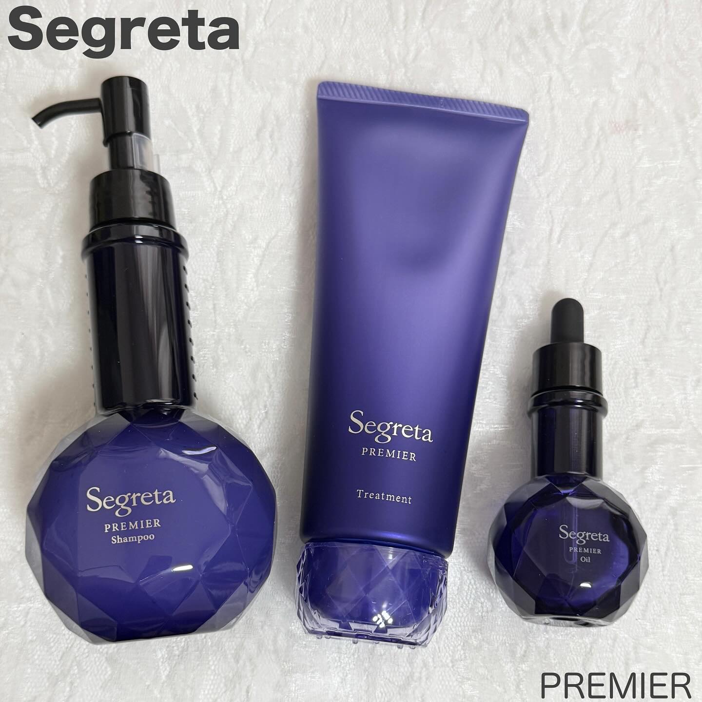 セグレタ プレミア 凝縮美容液シャンプー/質感変化トリートメント/セグレタ/市販シャンプーを使ったクチコミ（1枚目）