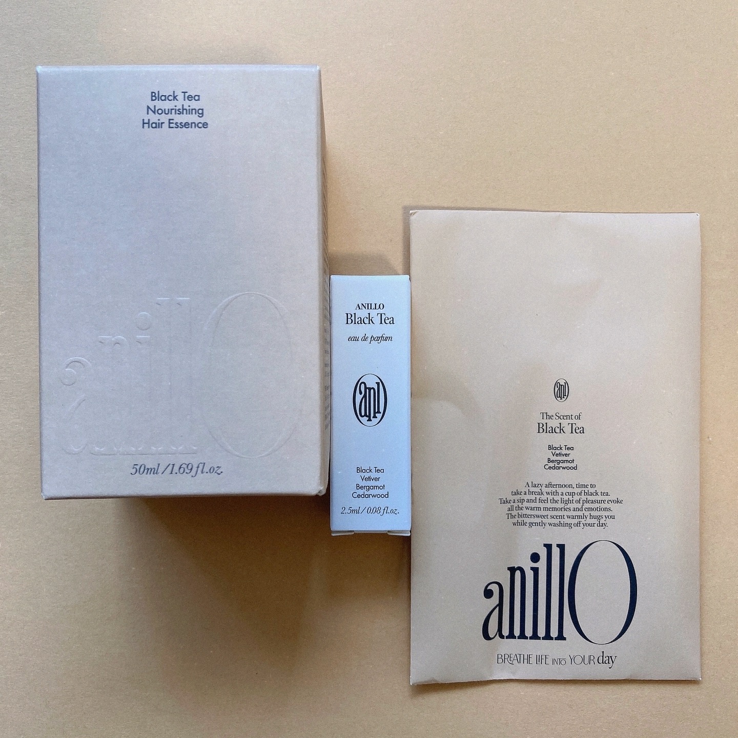 ブラックティーナリッシングヘアエッセンス/ANILLO/ヘアオイルを使ったクチコミ（2枚目）