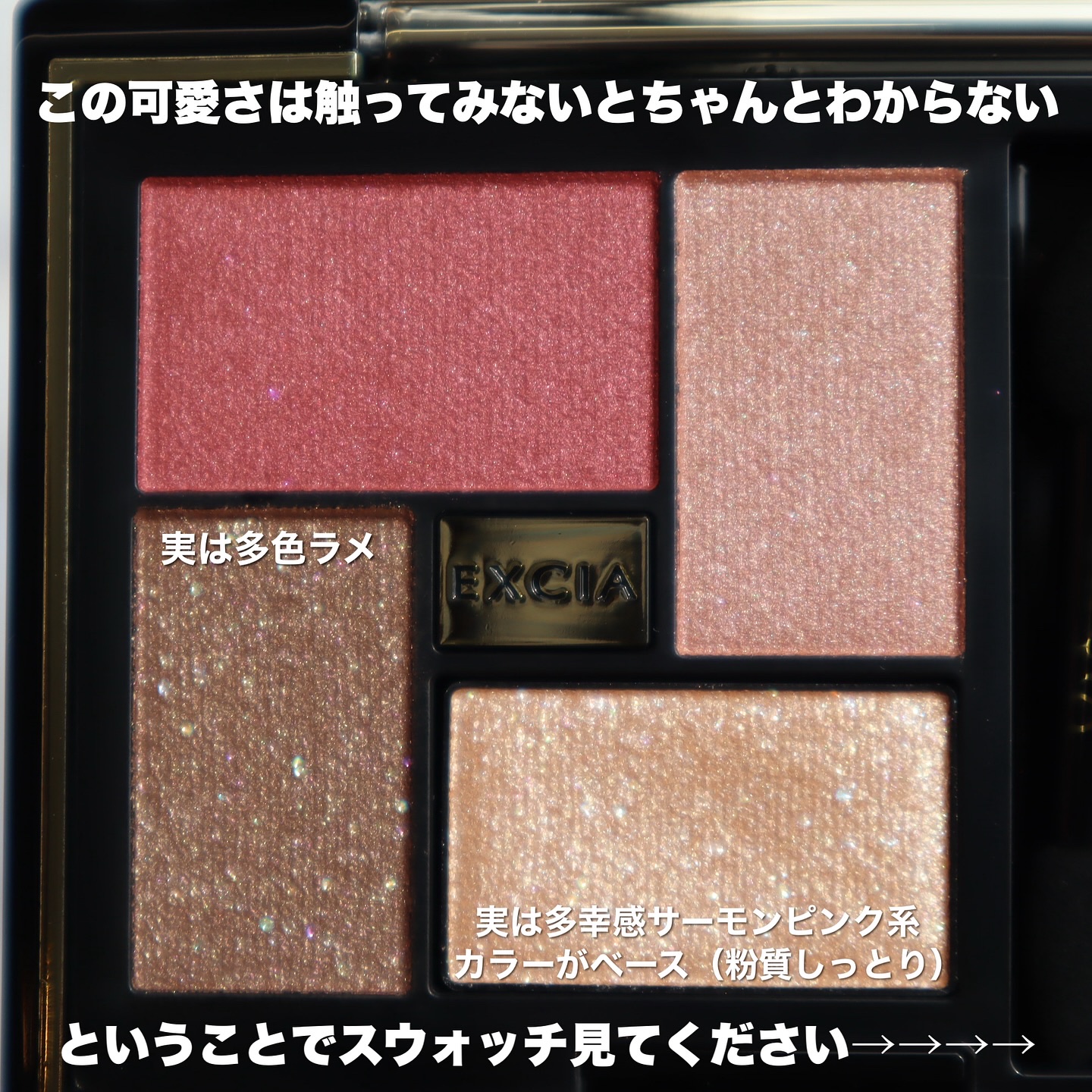 エクシア アイカラー ヴォロンテ/ALBION/アイシャドウパレットを使ったクチコミ（2枚目）