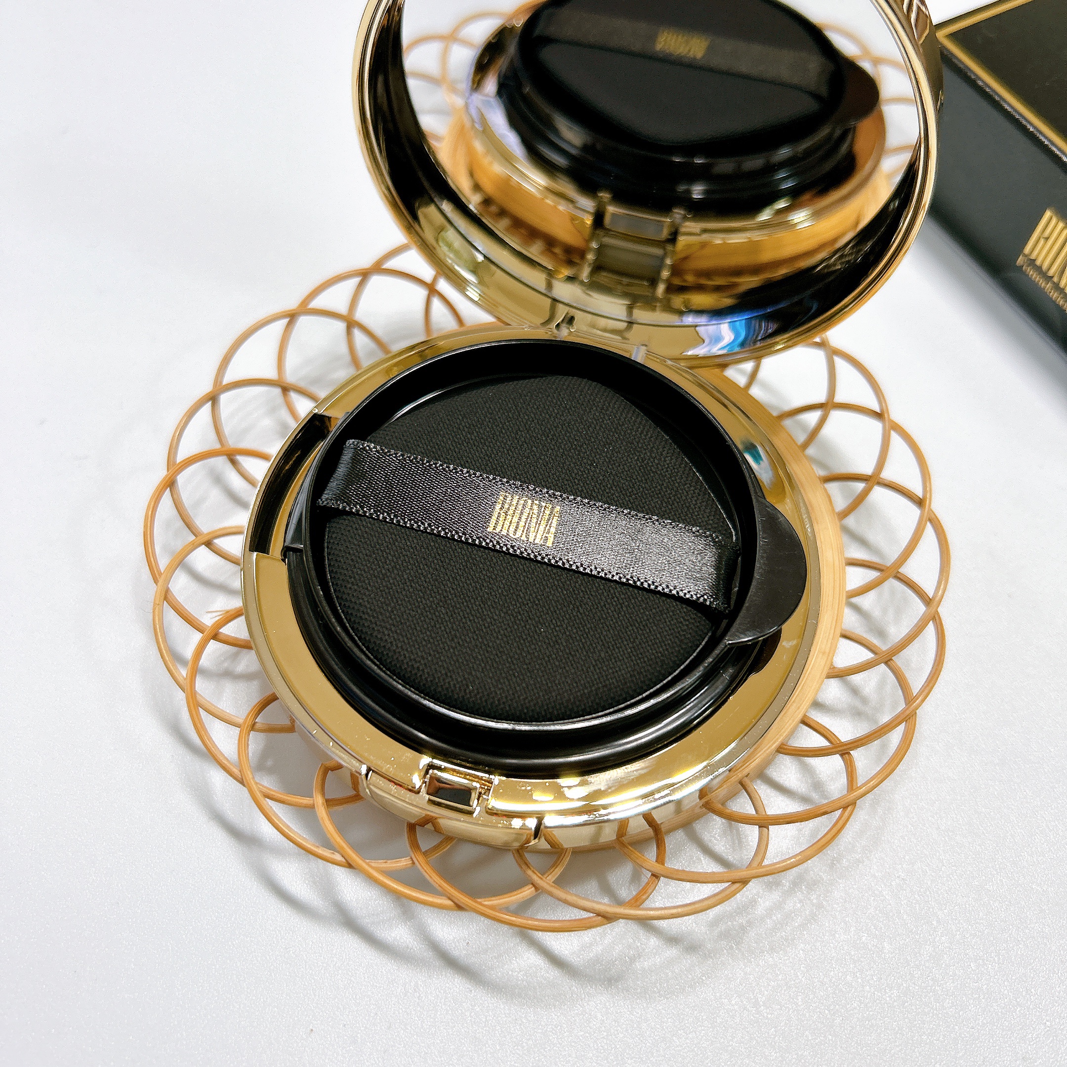 BIONIA メッシュスキンパクト/コラリッチ/クリーム・エマルジョンファンデーションを使ったクチコミ（2枚目）