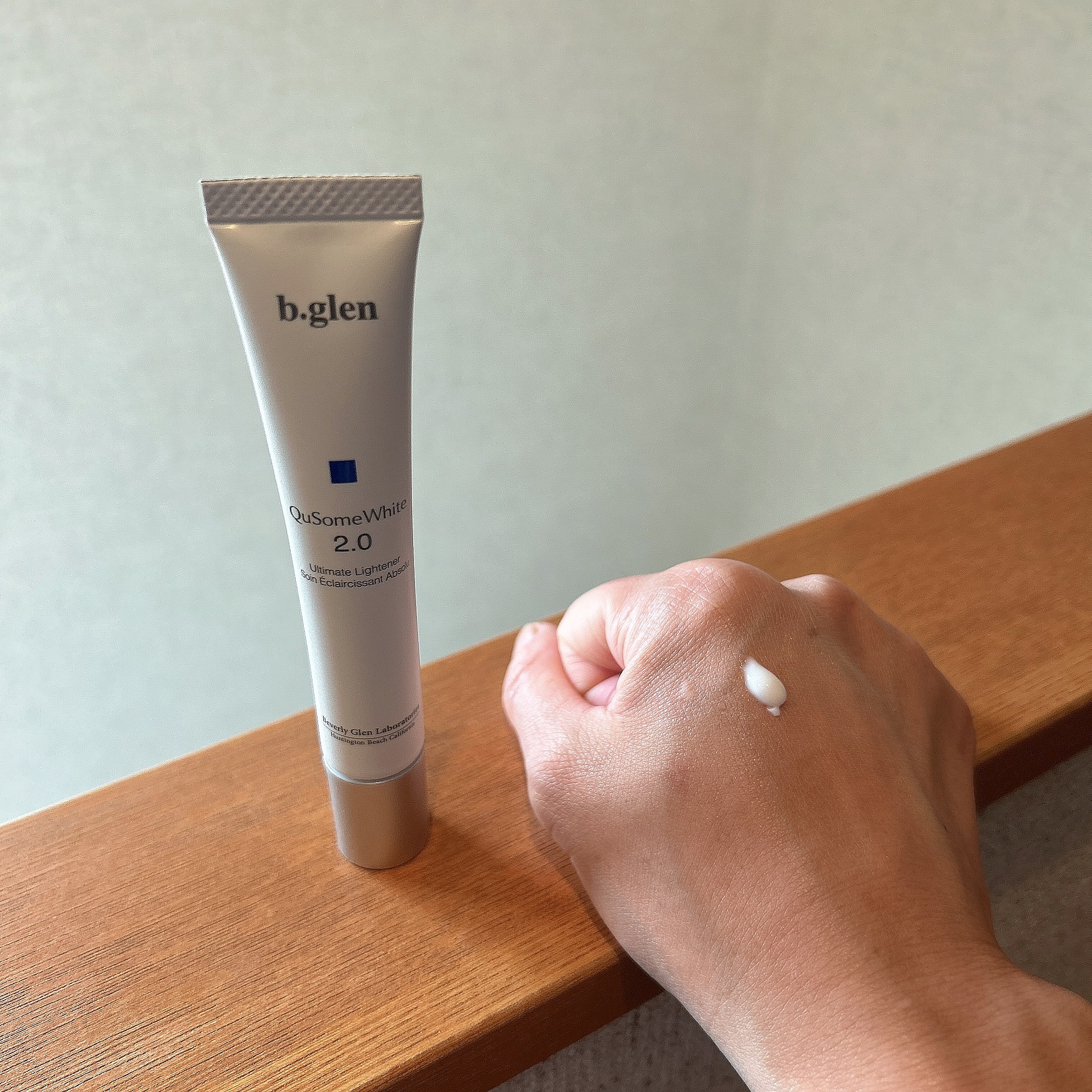 b.glen QuSomeホワイト2.0のクチコミ「b.glen QuSomeホワイト2.0
を使いました。
★
ブライトニングケアをやってきたけ.....」（2枚目）