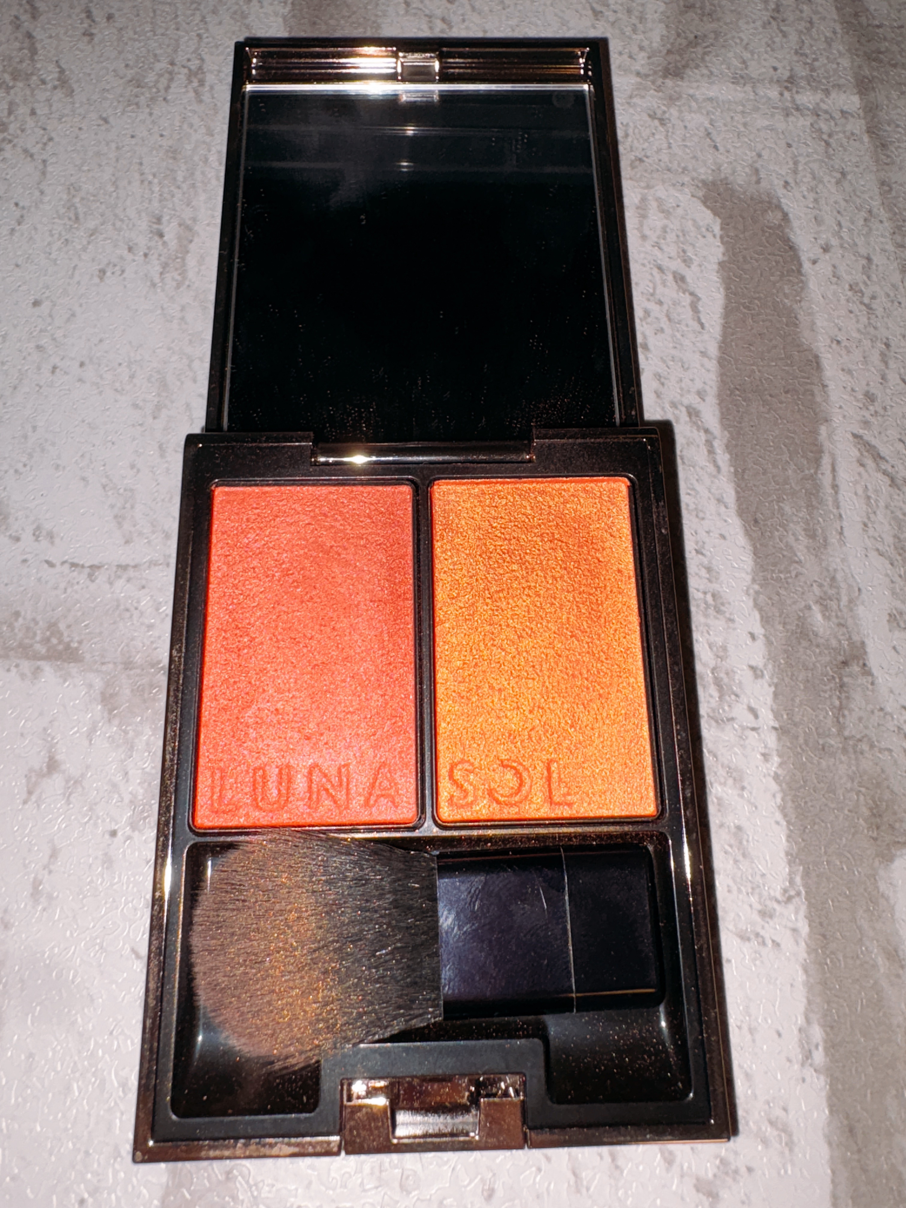 カラーリンググレイズ/LUNASOL/パウダーチークを使ったクチコミ（1枚目）